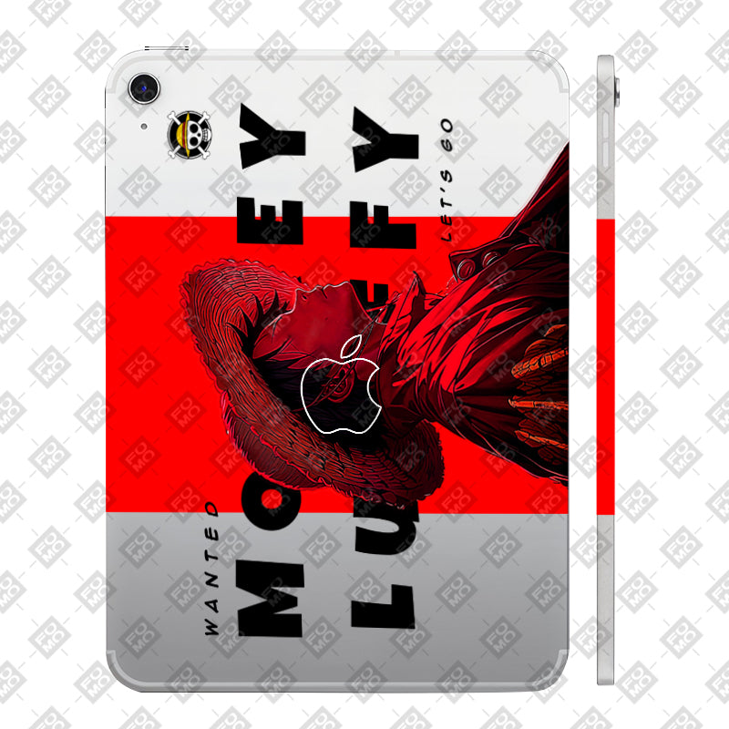 Apple iPad 11th Gen 2025 Transparent Pirate King Tablet Skin