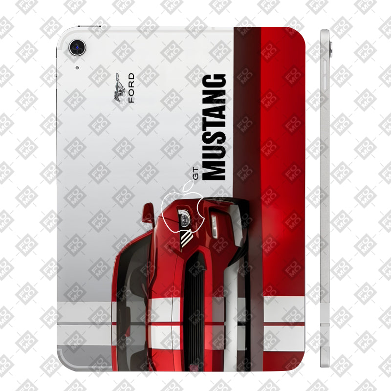 Apple iPad 11th Gen 2025 Transparent Mustang Power Tablet Skin