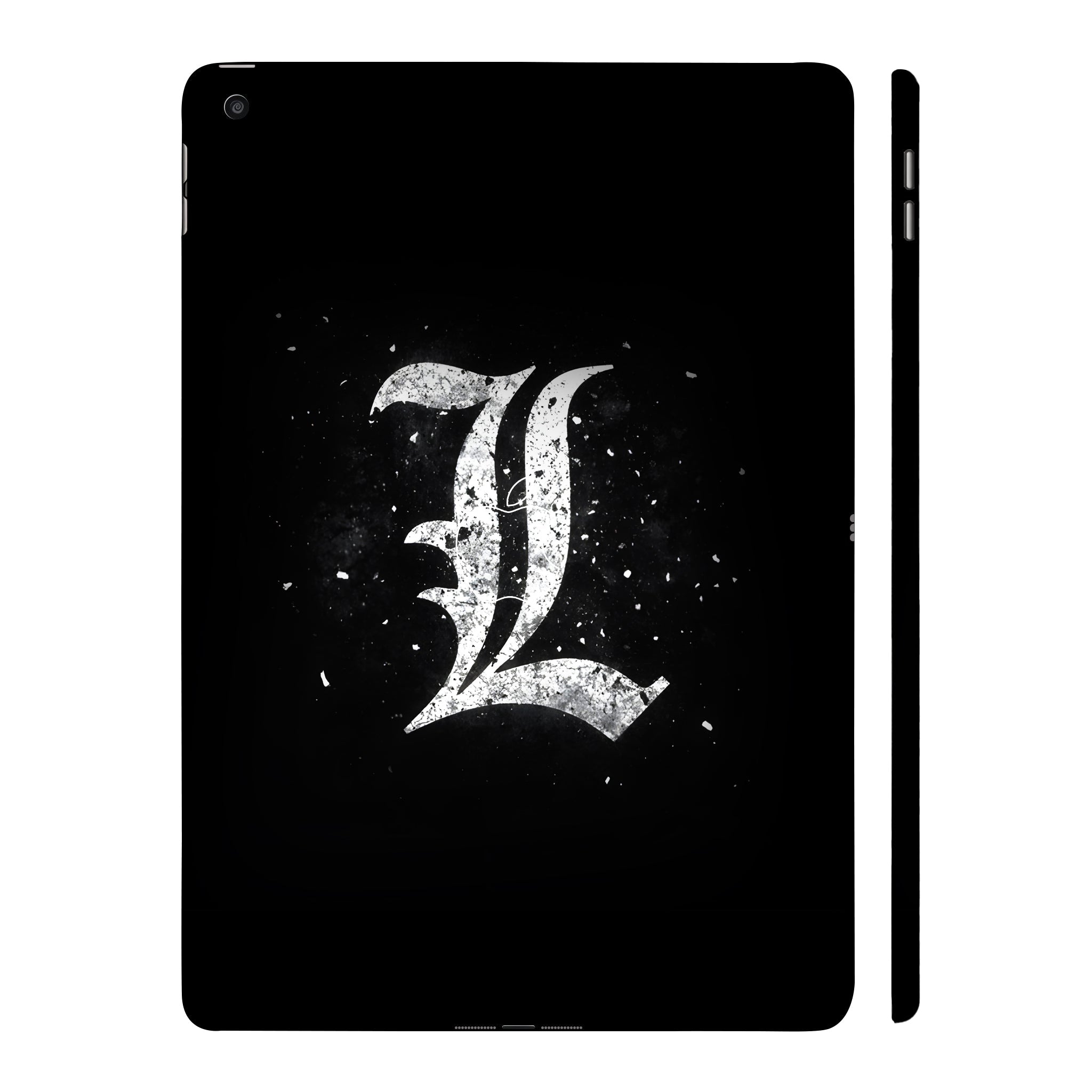 Apple iPad 9th Gen 2021 L from Death Note Anime Tablet Skins