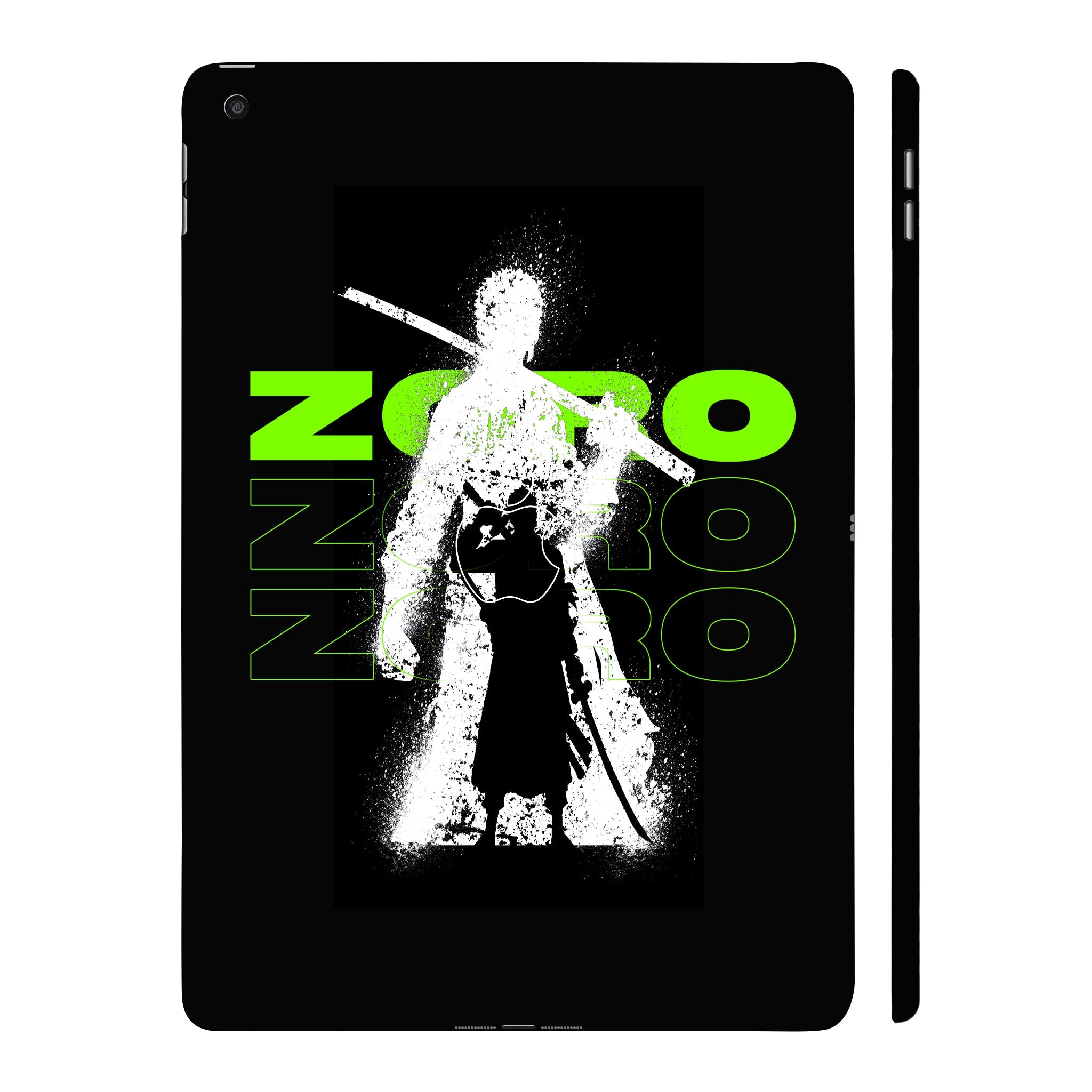 Apple iPad 9th Gen 2021 Zoro in Green Anime Tablet Skins