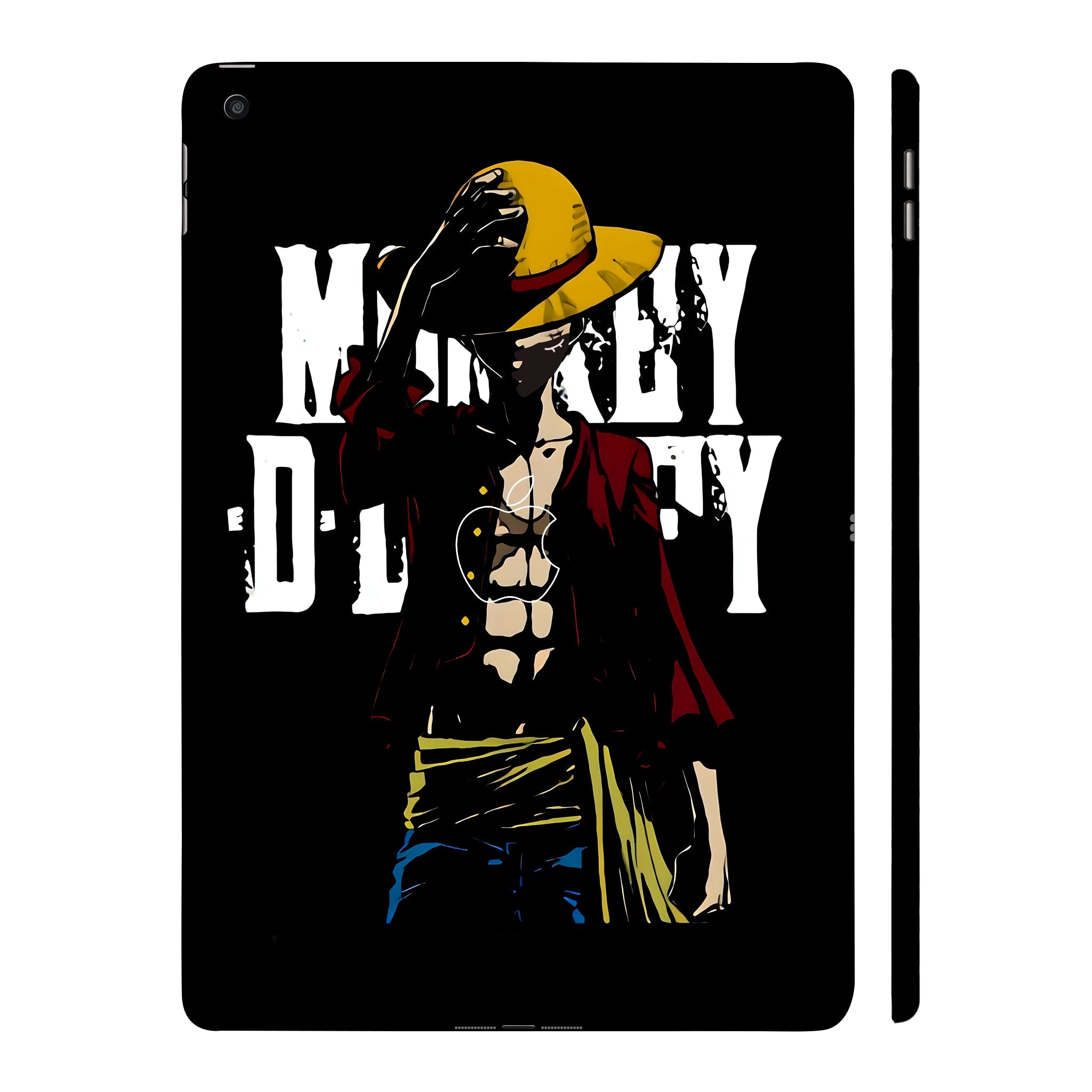 Apple iPad 9th Gen 2021 Luffy With His Straw Hat Anime Tablet Skins