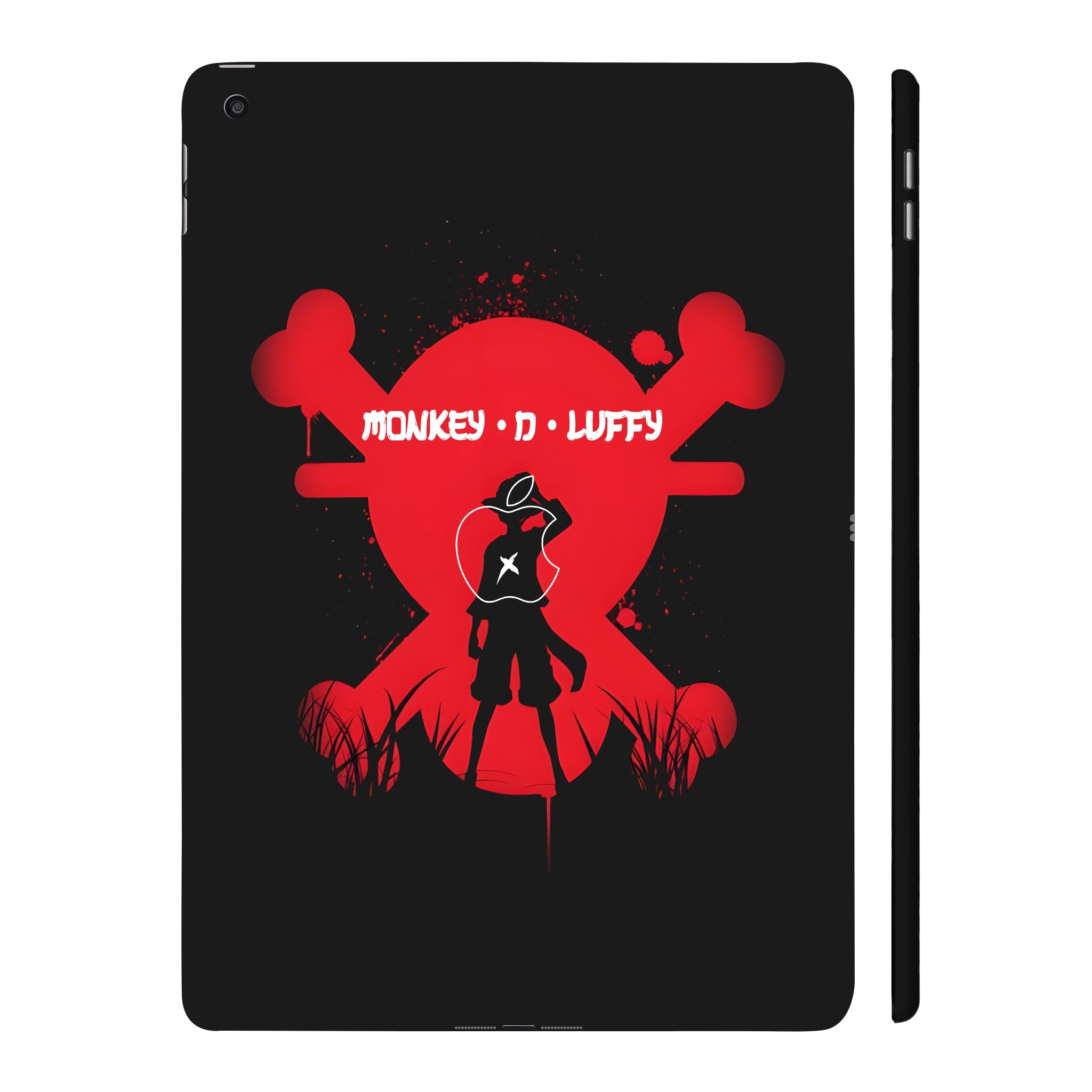 Apple iPad 9th Gen 2021 Monkey D Luffy In Red Anime Tablet Skins
