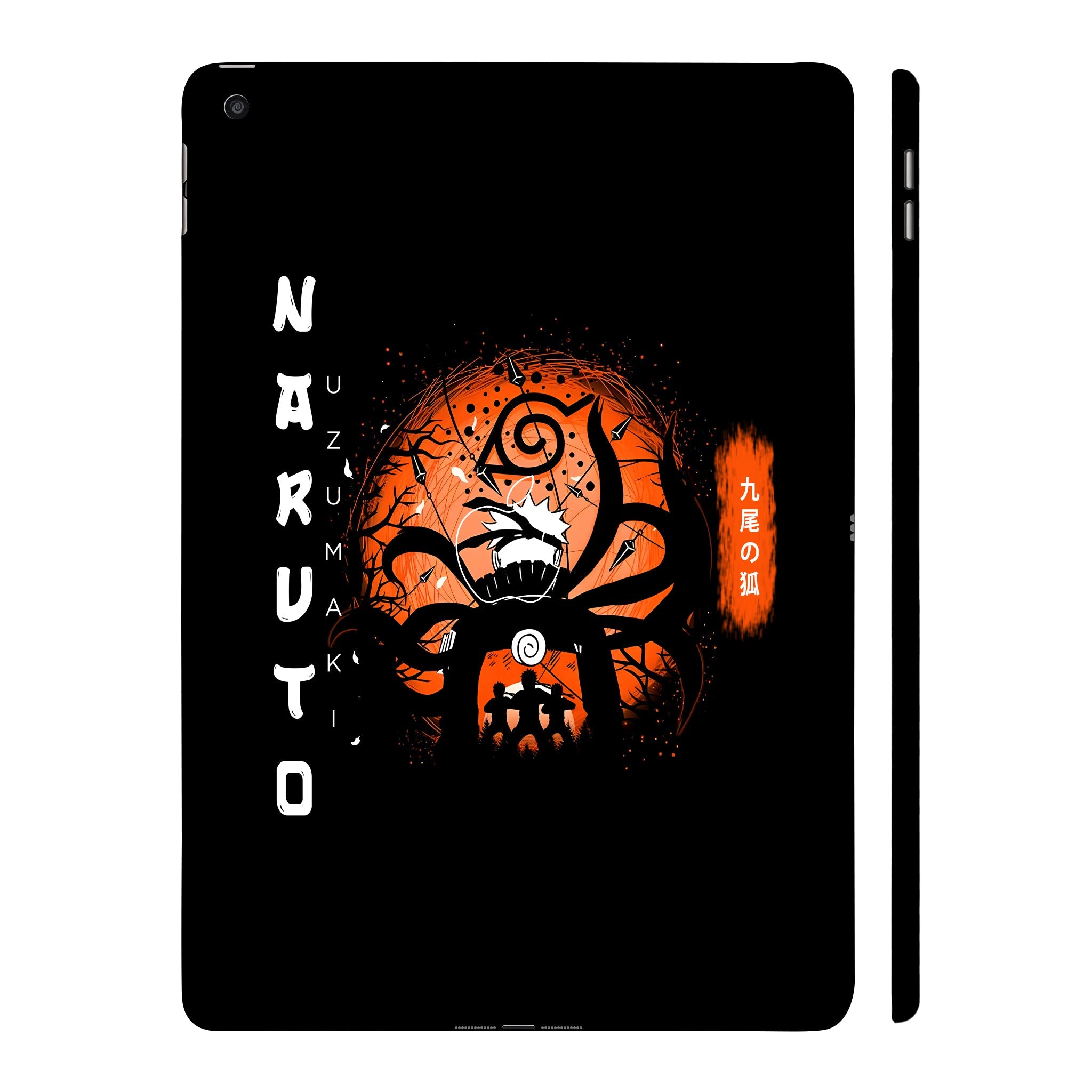 Apple iPad 9th Gen 2021 Kyuubi No Kitsune Naruto Uzumaki Anime Tablet Skins