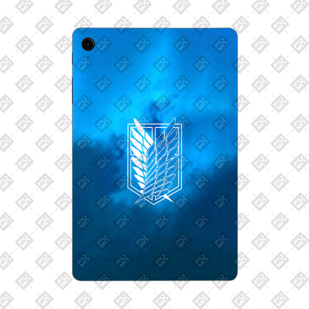 Samsung Galaxy Tab S9 Scouting Legion AOT Anime Tablet Skins