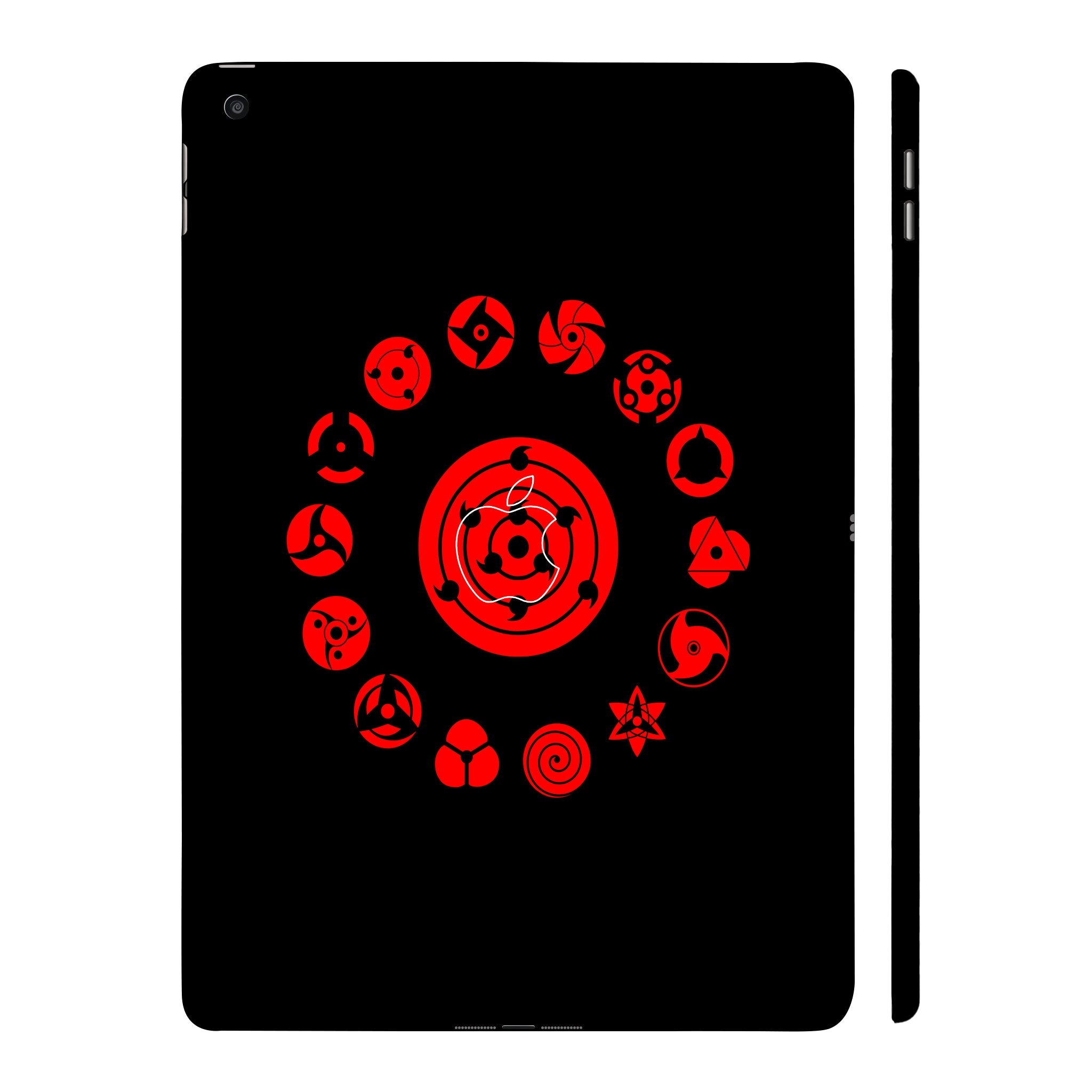 Apple iPad 9th Gen 2021 All Sharingan Naruto Anime Tablet Skins