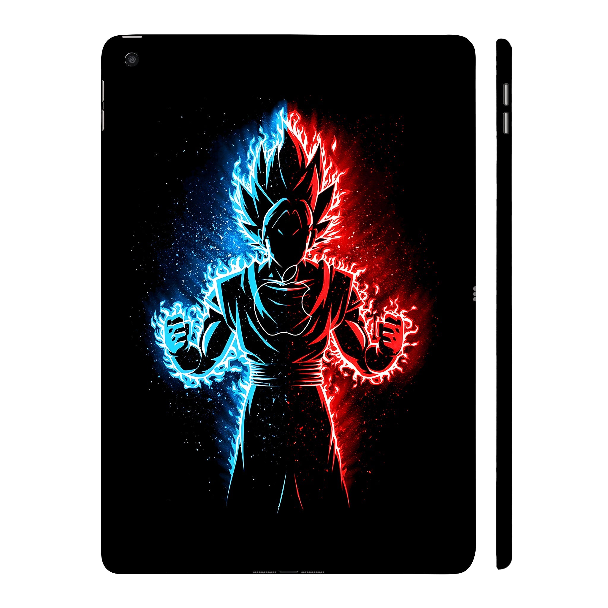 Apple iPad 9th Gen 2021 Vegeta in Dual Color Anime Tablet Skins