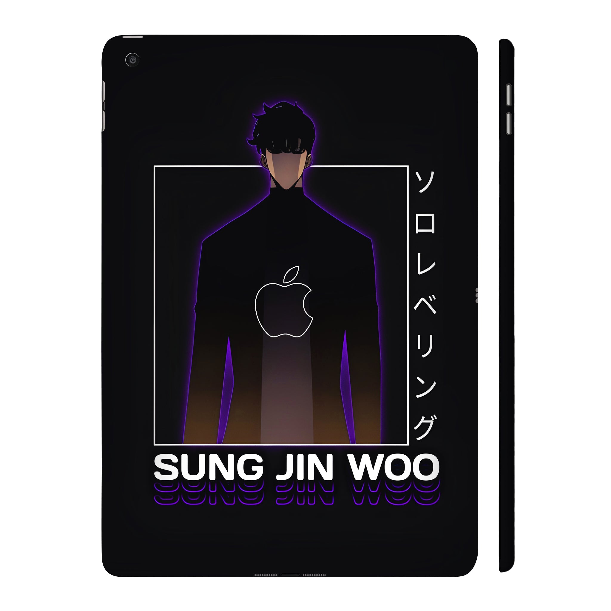 Apple iPad 9th Gen 2021 Sung Jin Woo Solo Leveling Anime Tablet Skins