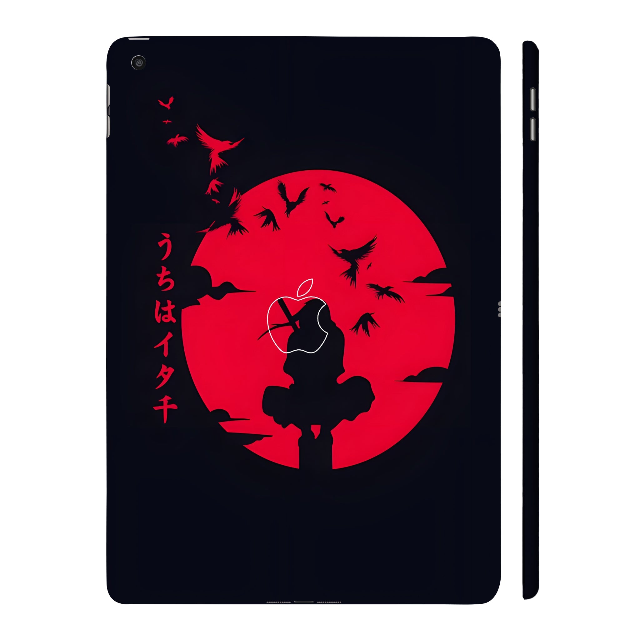 Apple iPad 9th Gen 2021 Uchiha Itachi Silhouette Anime Tablet Skins