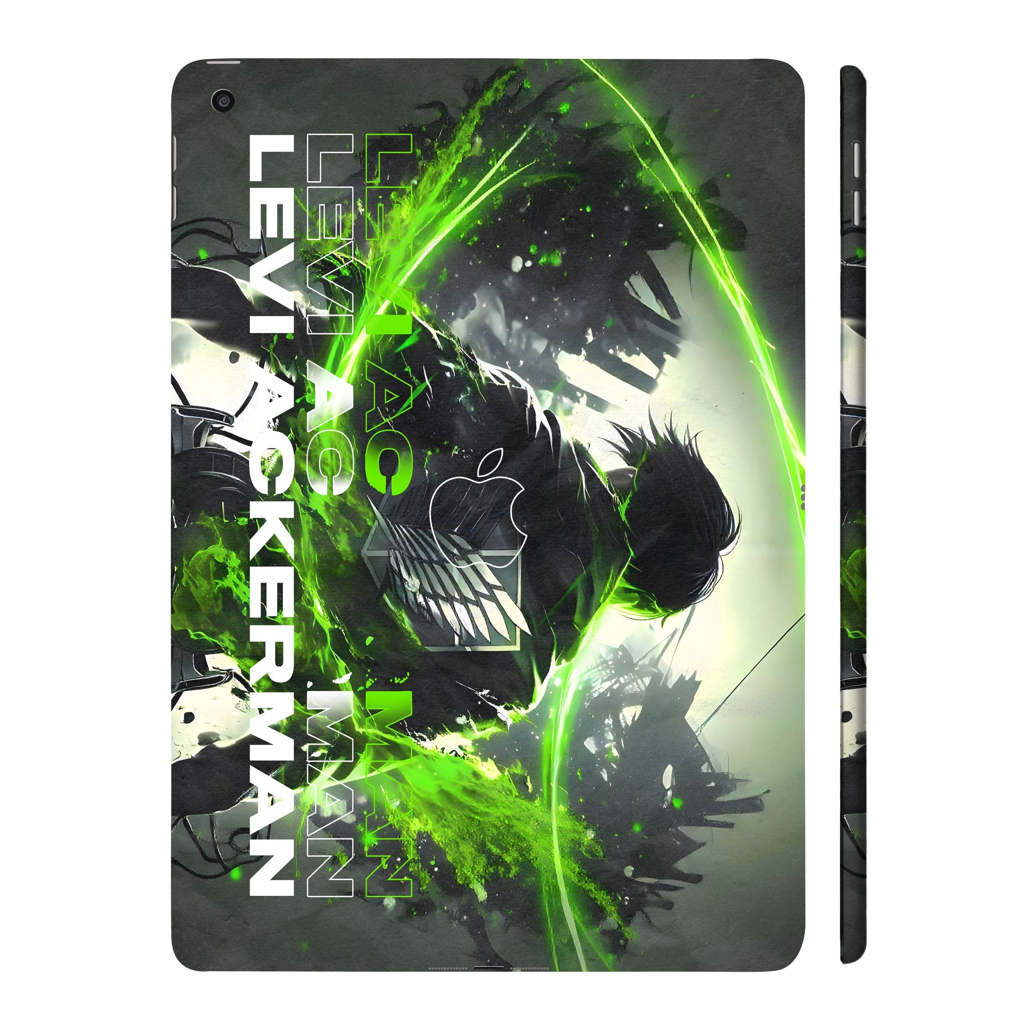 Apple iPad 9th Gen 2021 Levi Battle Fury Anime Tablet Skins