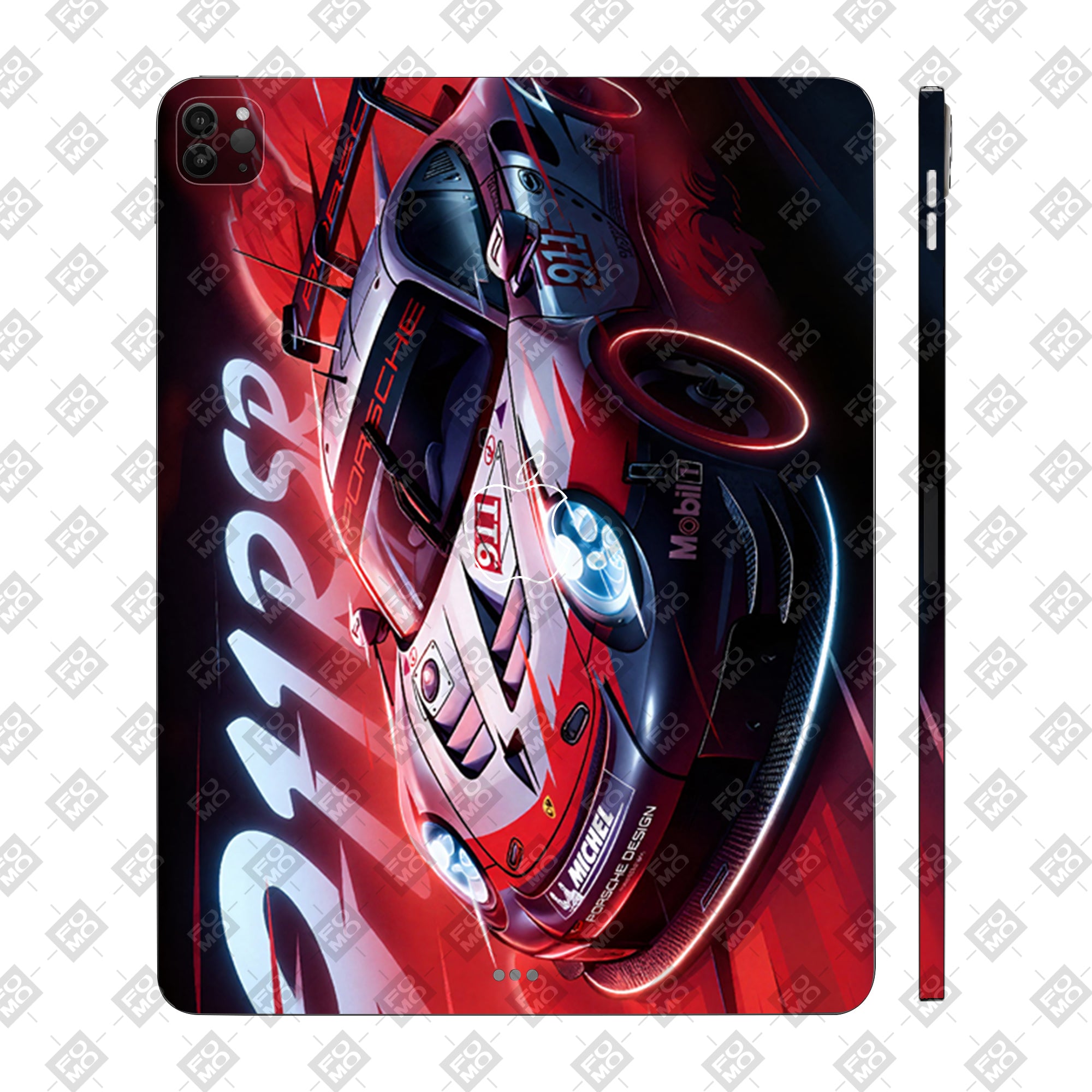 Apple iPad Pro 12.9 2020 Porsche 911 RSR Cars & Bikes 3D Tablet Skin