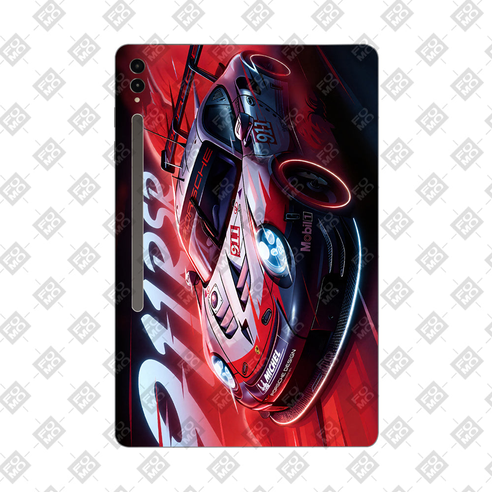 Samsung Galaxy Tab S9 Ultra 5G Porsche 911 RSR Cars & Bikes 3D Tablet Skin