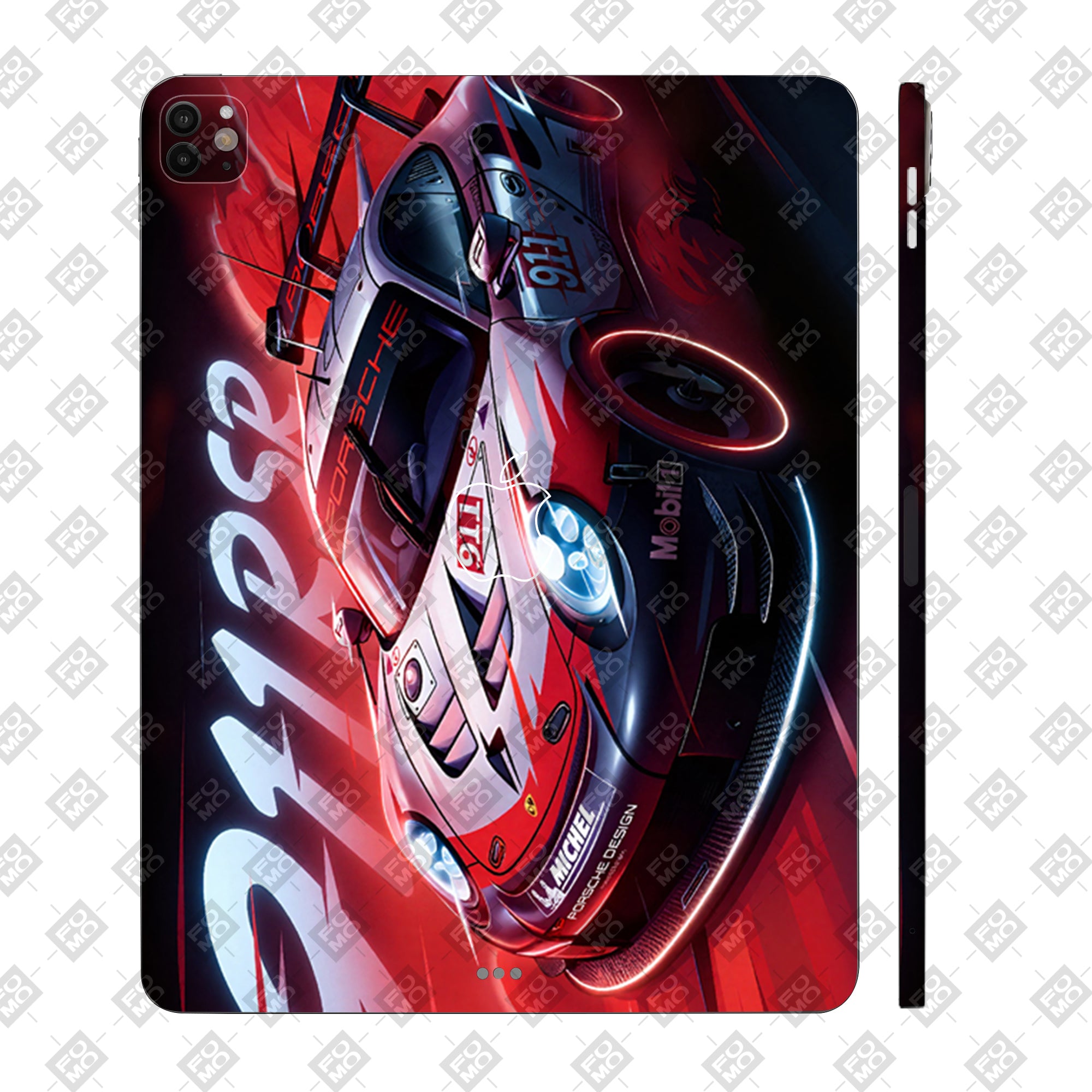 Apple iPad Pro 13 M4 2024 Porsche 911 RSR Cars & Bikes 3D Tablet Skin