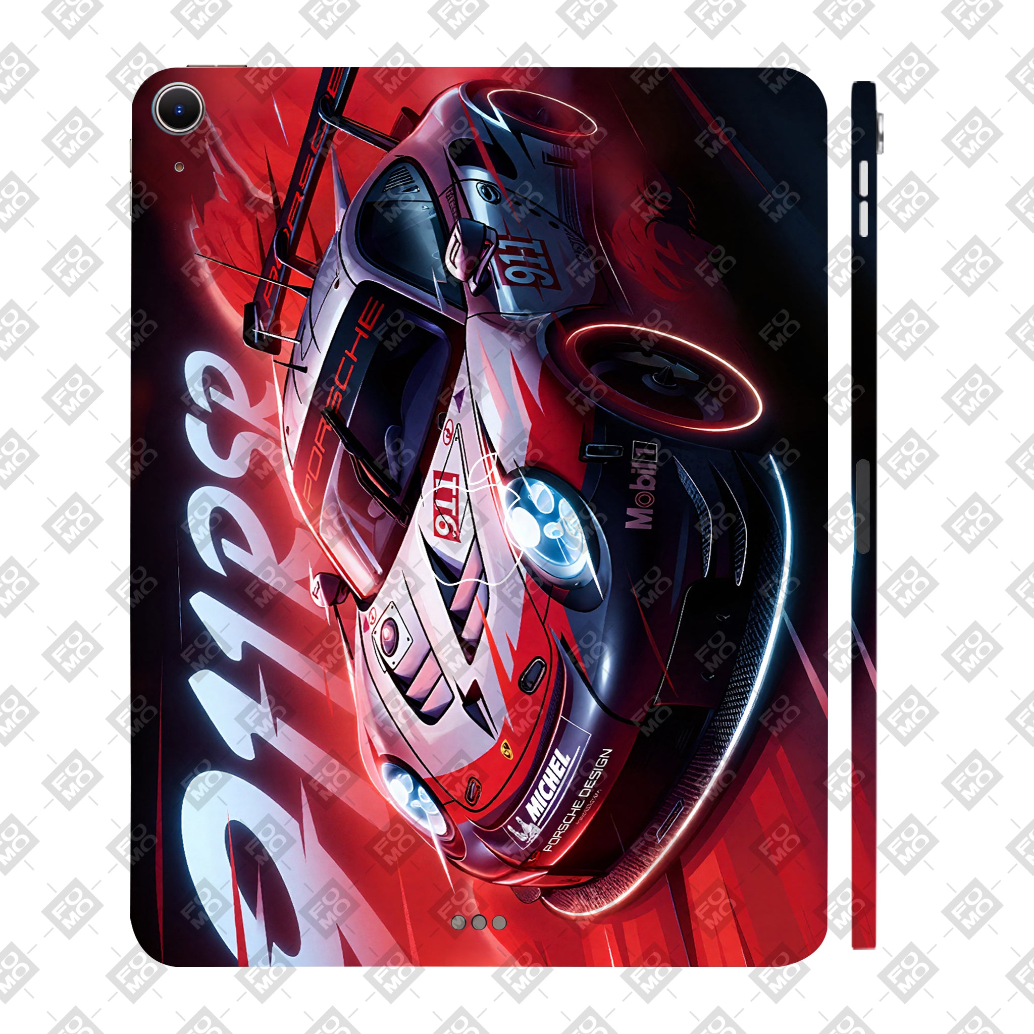 Apple iPad Air 13 M3 2025 Porsche 911 RSR Cars & Bikes 3D Tablet Skin