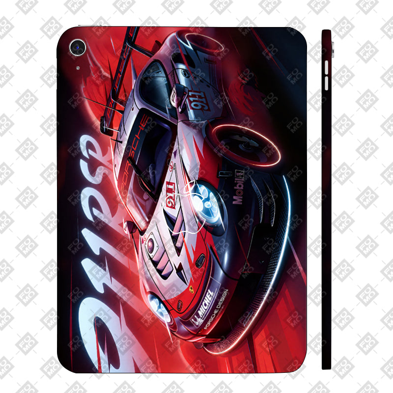Apple iPad 11th Gen 2025 Porsche 911 RSR Cars & Bikes 3D Tablet Skin