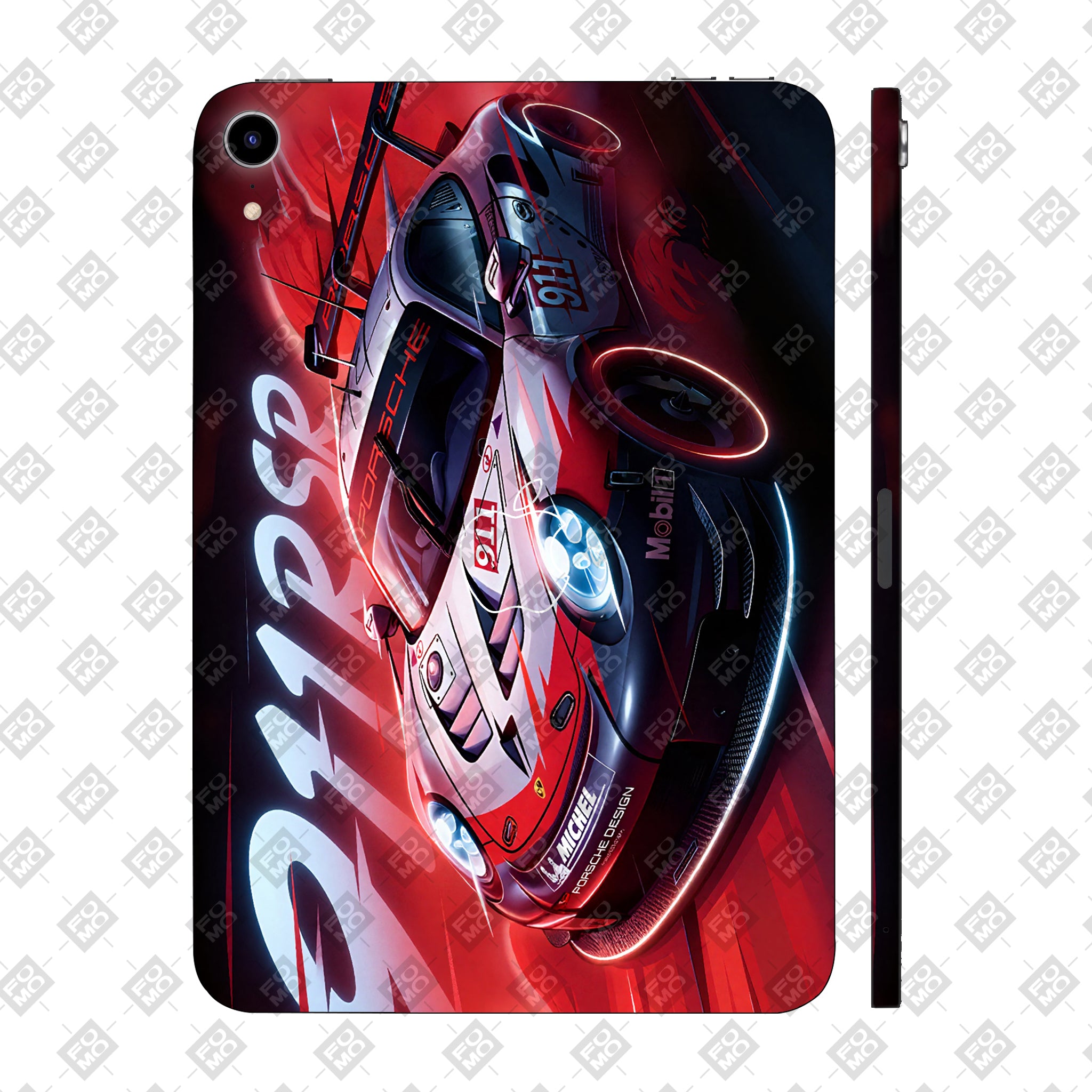 Apple iPad Mini 6th Gen 2021 Porsche 911 RSR Cars & Bikes 3D Tablet Skin