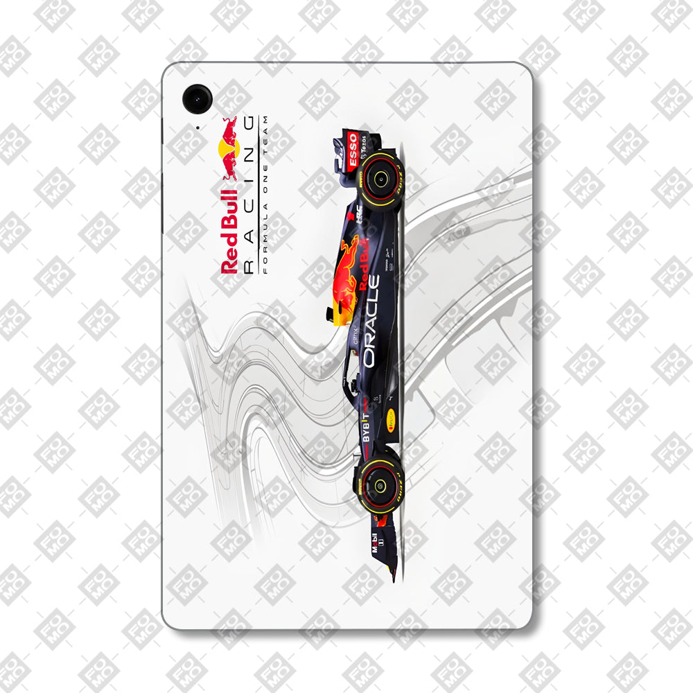 Samsung Galaxy Tab S9 Red Bull Racing in Action Cars & Bikes Tablet Skins
