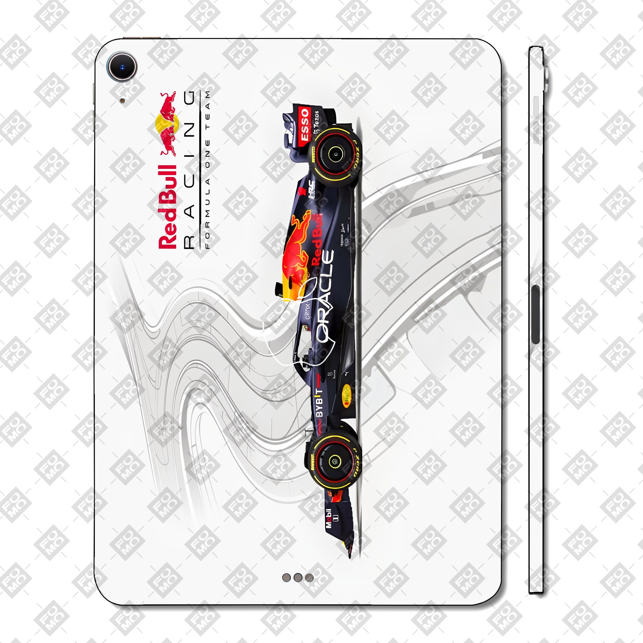 Apple iPad Air 13 M2 2024 Red Bull Racing in Action Cars & Bikes 3D Tablet Skin