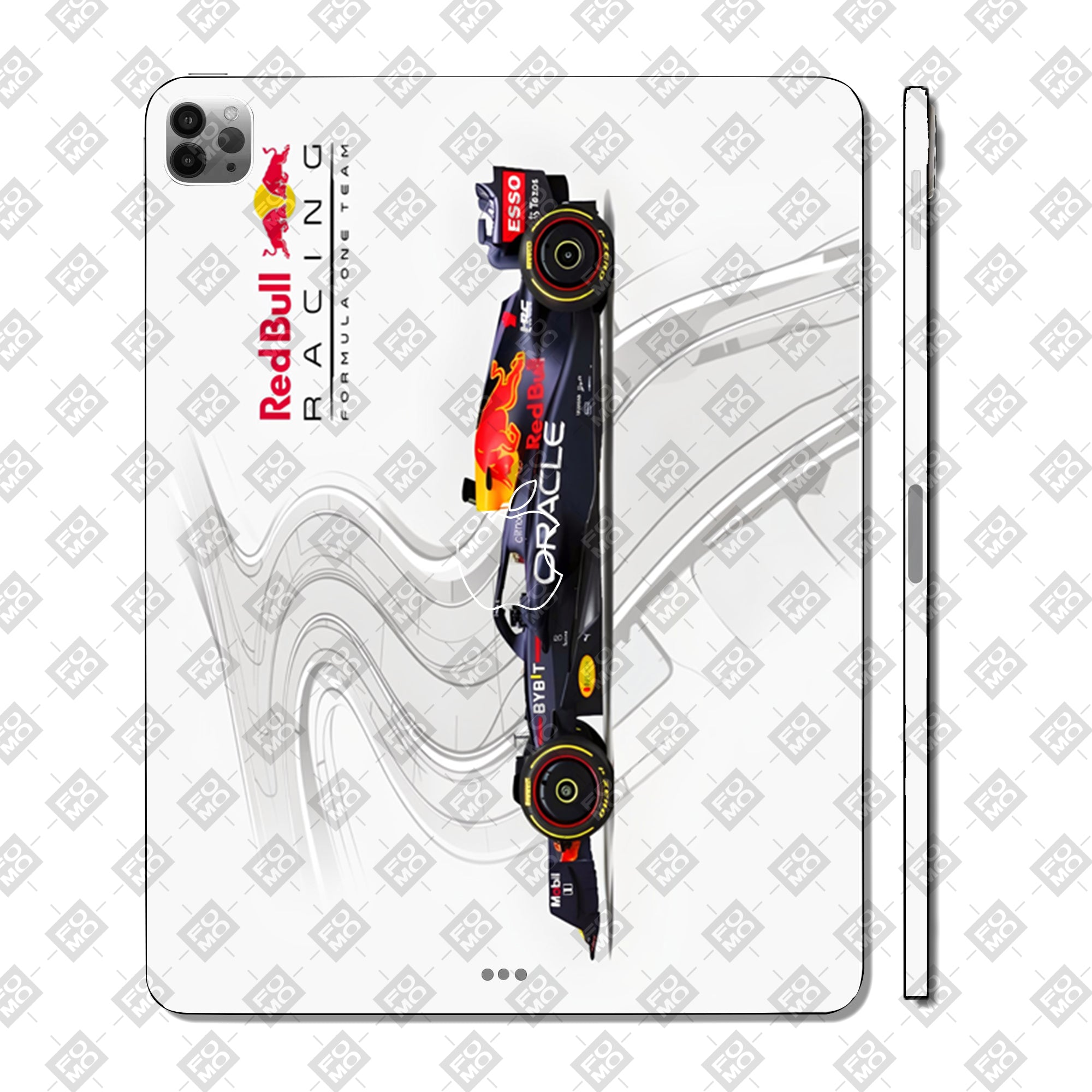 Apple iPad Pro 12.9 M2 2022 Red Bull Racing in Action Cars & Bikes 3D Tablet Skin