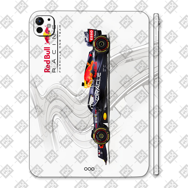 Apple iPad Pro 13 M5 2025 Red Bull Racing in Action Cars & Bikes 3D Tablet Skin