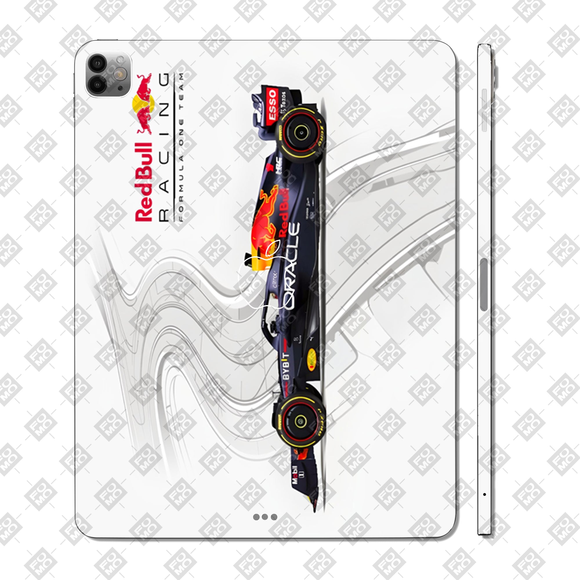 Apple iPad Pro 13 M4 2024 Red Bull Racing in Action Cars & Bikes 3D Tablet Skin