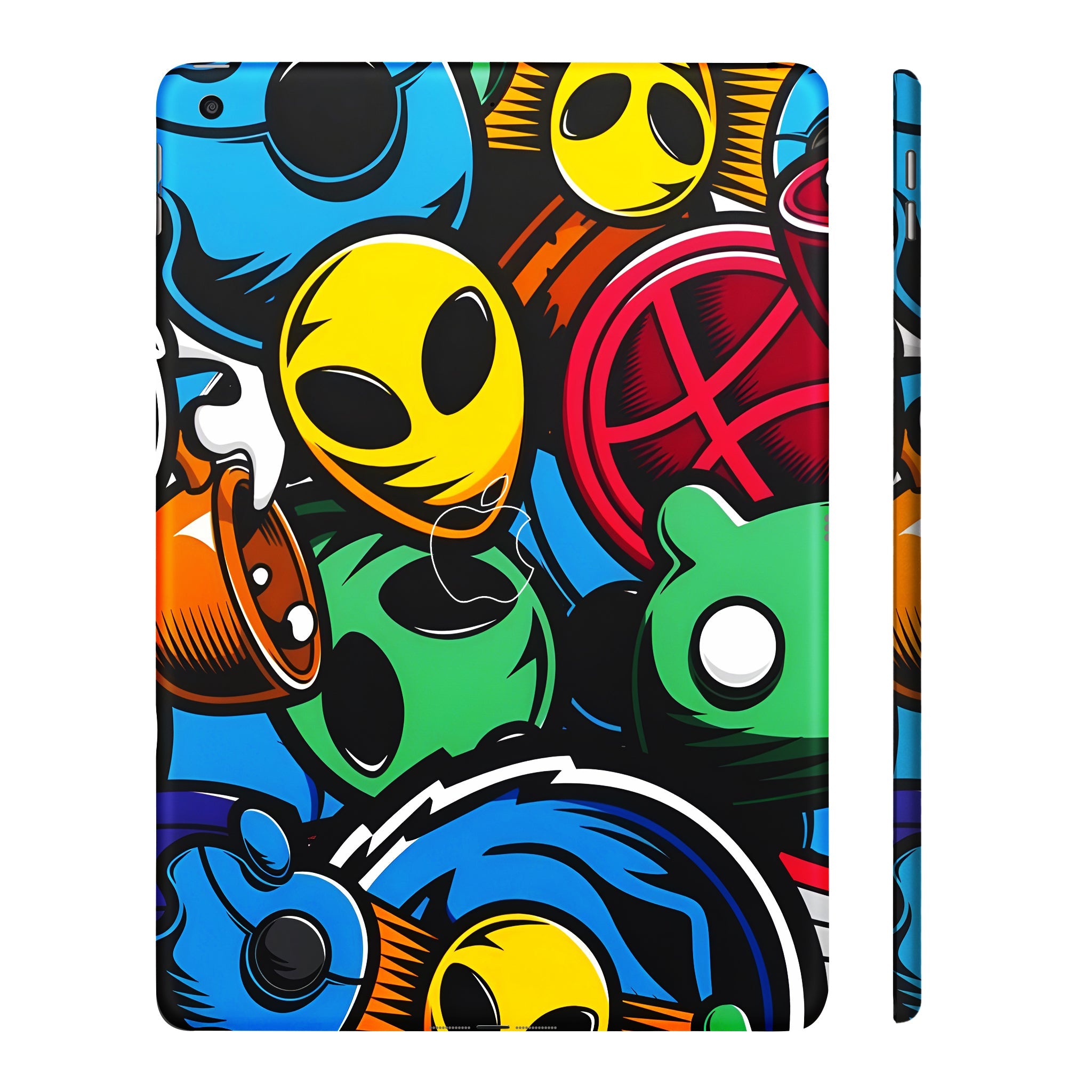 Apple iPad 9th Gen 2021 Vibrant Chaos Tablet Skins