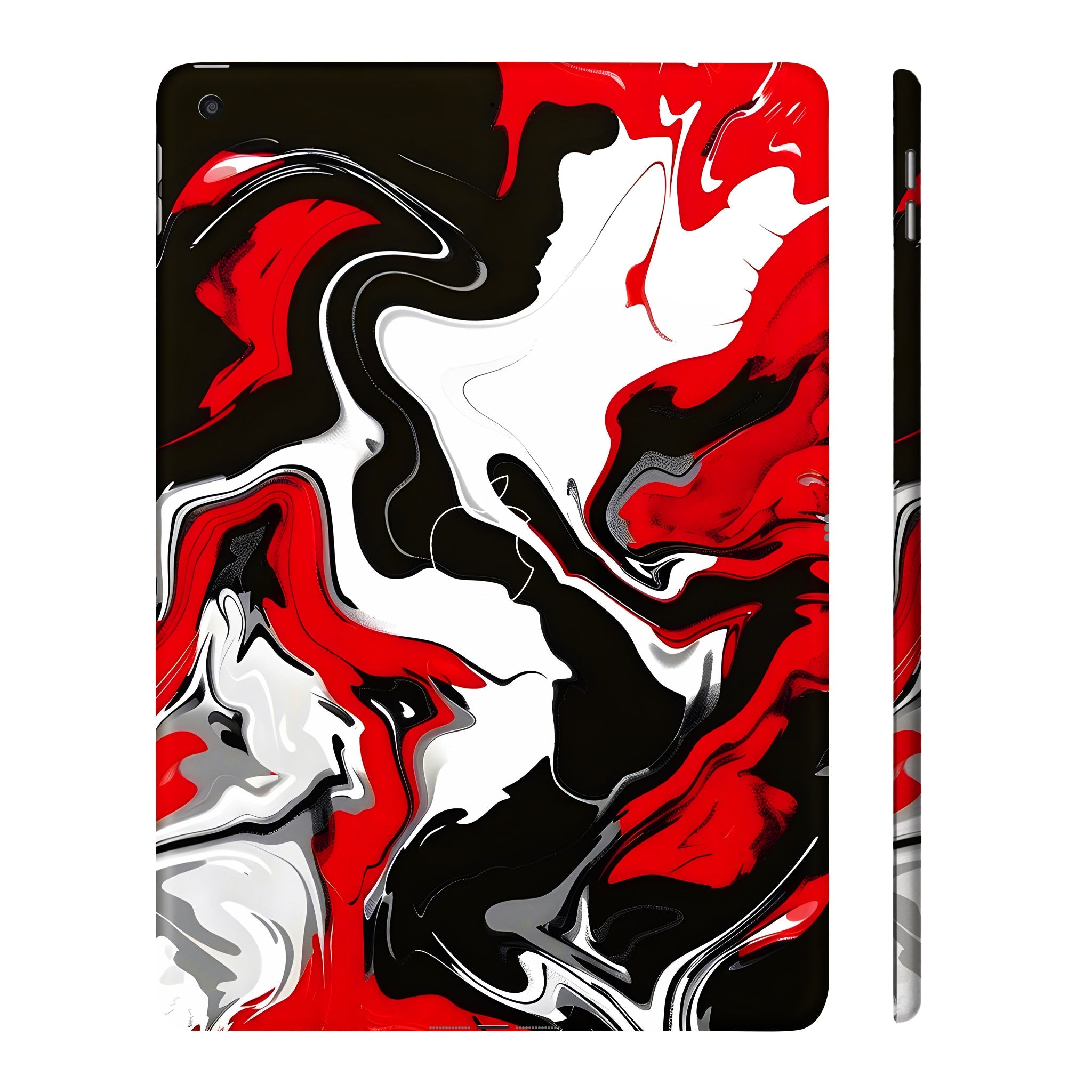 Apple iPad 9th Gen 2021 Dynamic Red Splash Tablet Skins