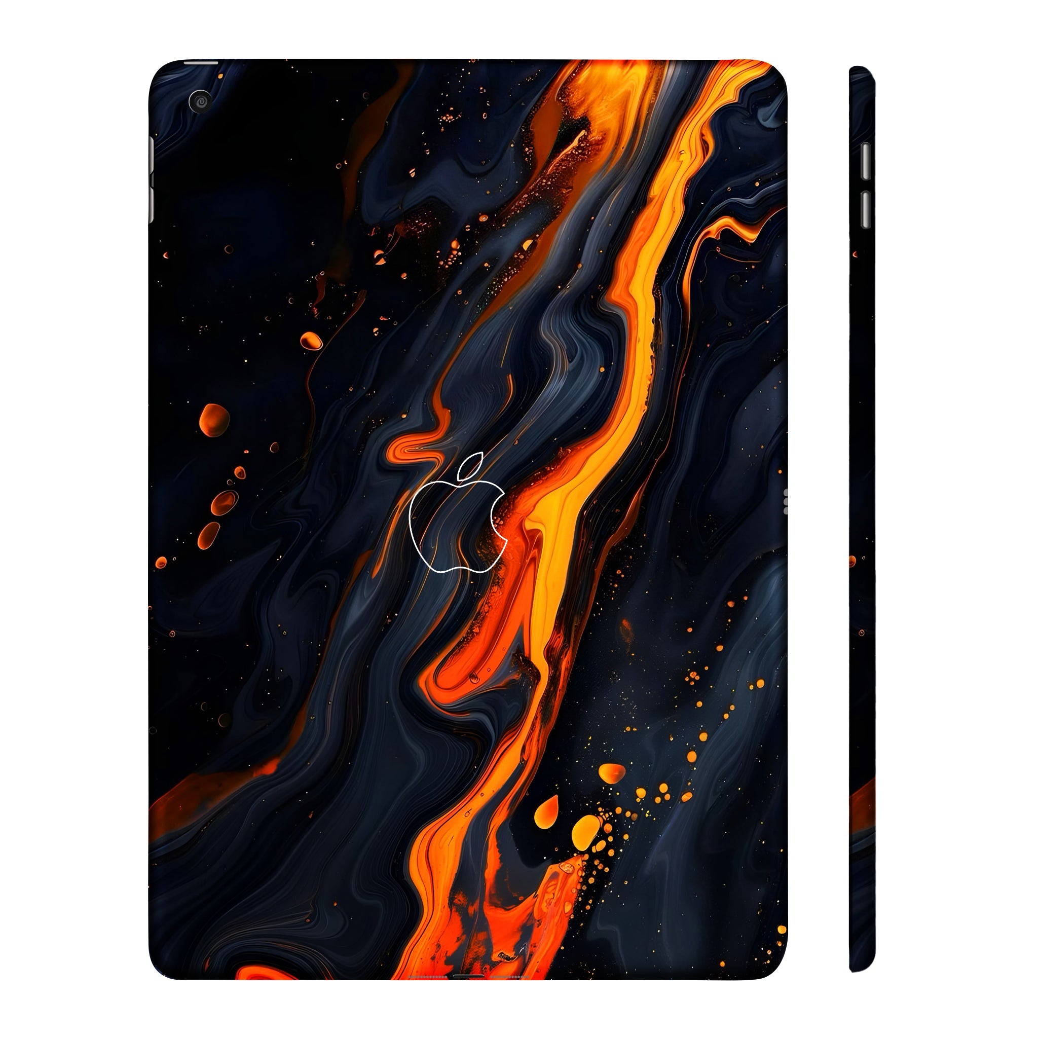 Apple iPad 9th Gen 2021 Lava Marble Tablet Skins