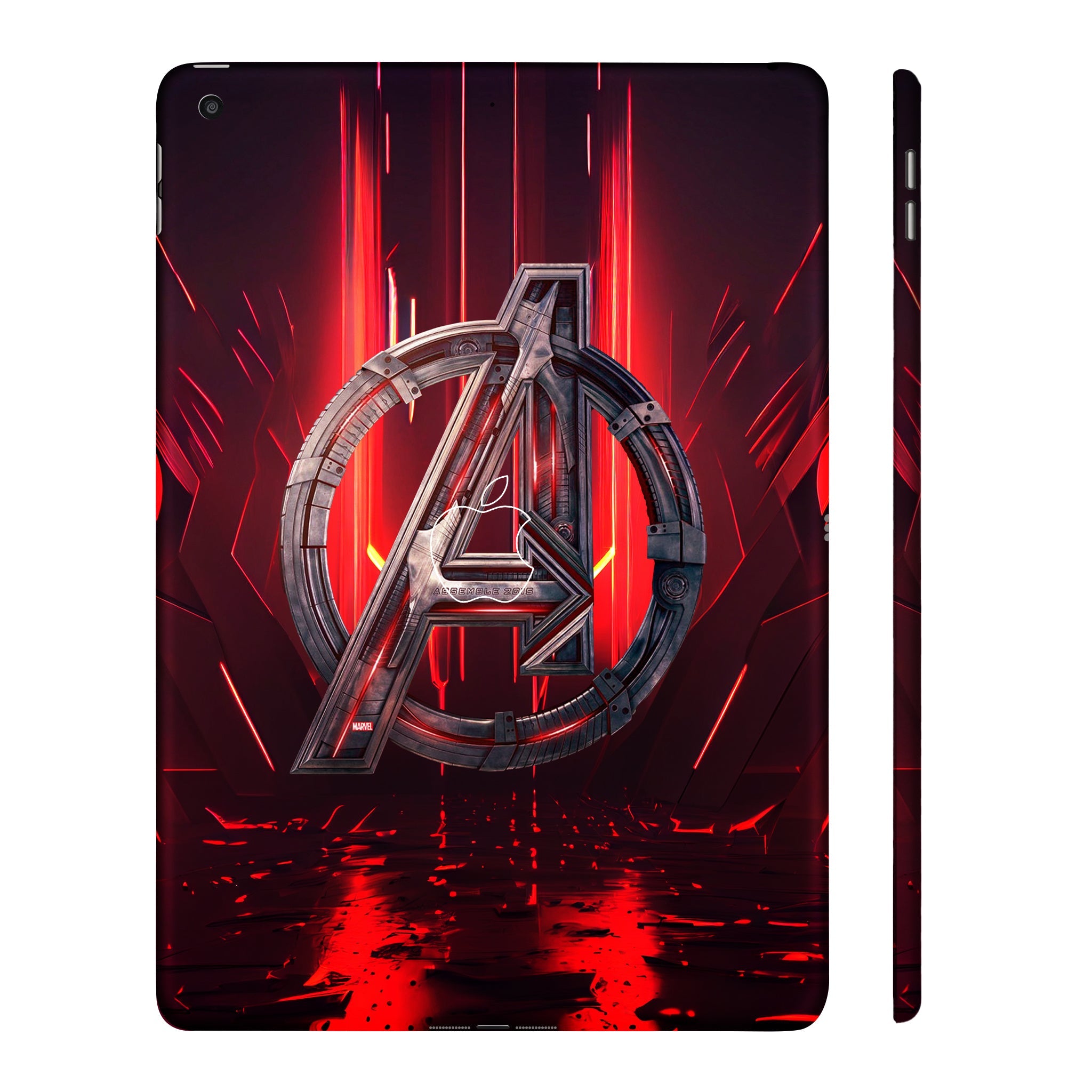 Apple iPad 9th Gen 2021 Endgame Red Logo Movies Tablet Skins