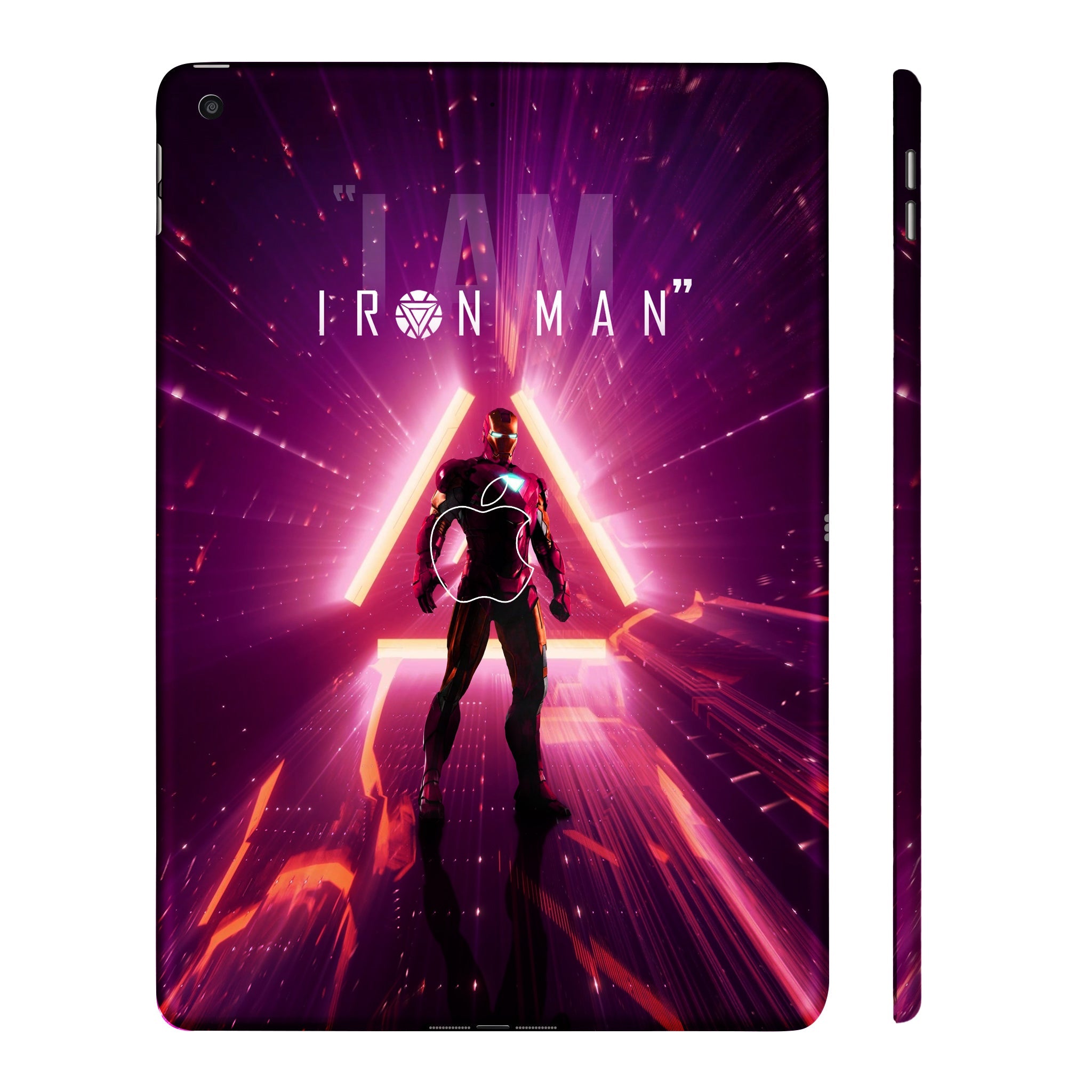 Apple iPad 9th Gen 2021 I Am Iron Man Movies Tablet Skins