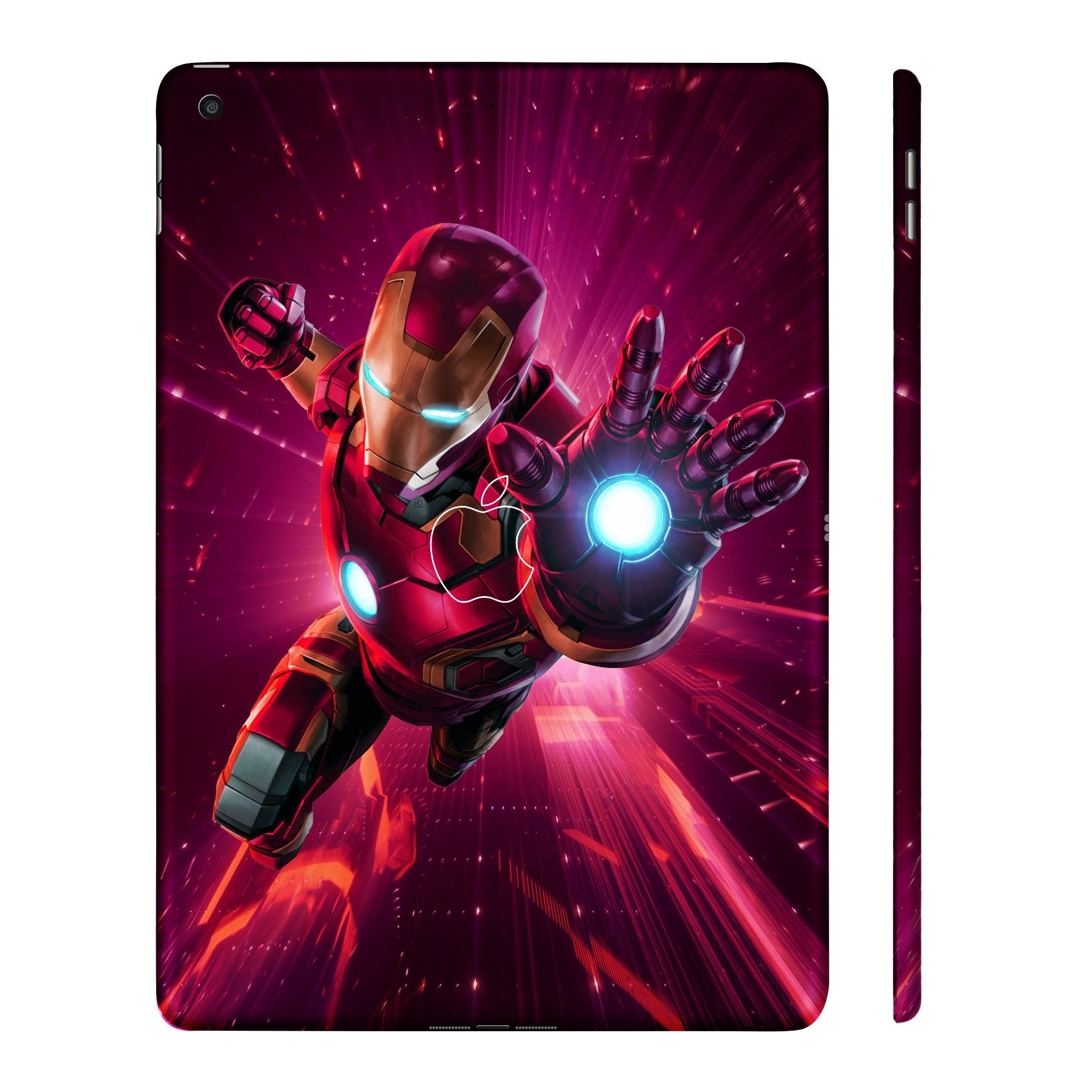 Apple iPad 9th Gen 2021 Iron Man in Action Movies Tablet Skins