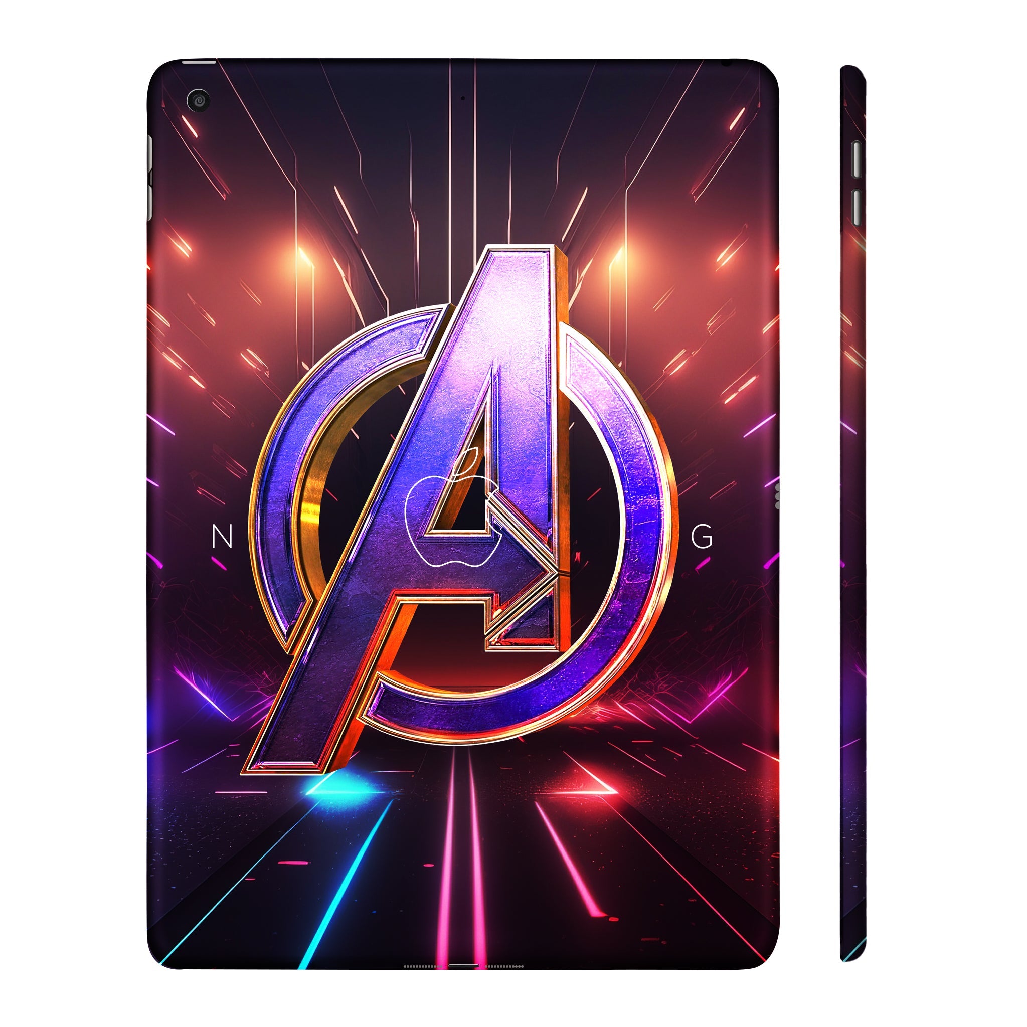 Apple iPad 9th Gen 2021 Avengers Logo Movies Tablet Skins