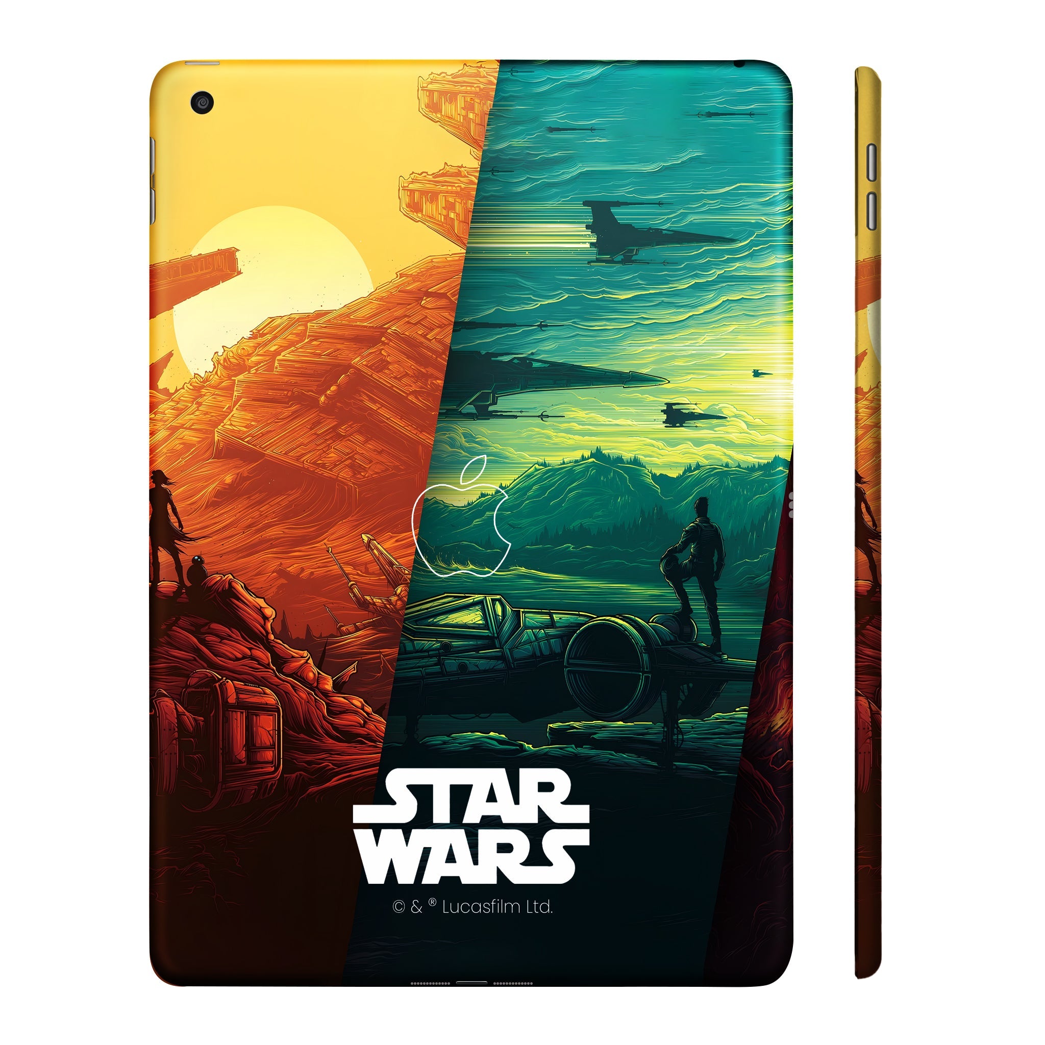 Apple iPad 9th Gen 2021 Star Wars Movies Tablet Skins
