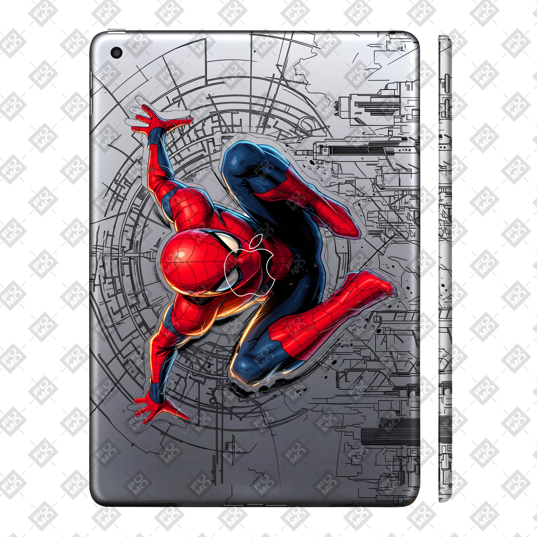 Apple iPad 9th Gen 2021 Transparent Web of Destiny Tablet Skins