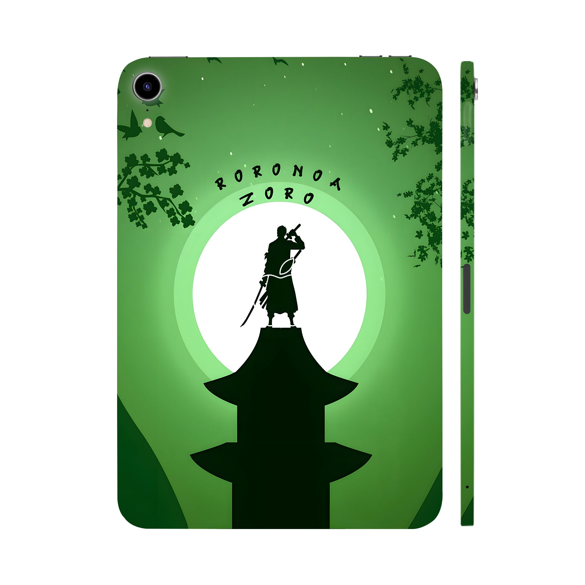 Apple Ipad Air 11 M3 2025 Roronoa Zoro Silhouette Anime Tablet Skins