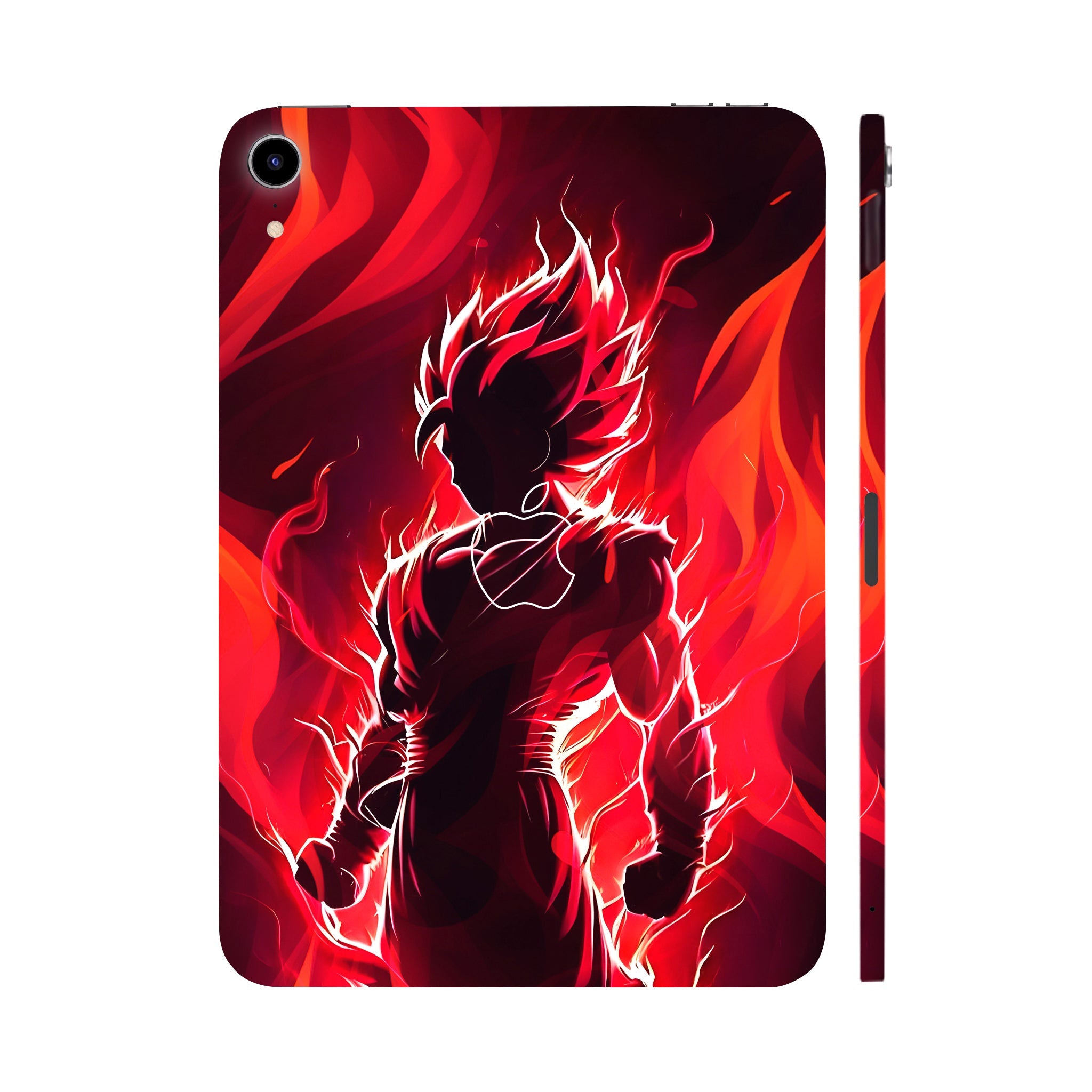 Apple Ipad Air 11 M3 2025 Goku in Fiery Red Anime Tablet Skins