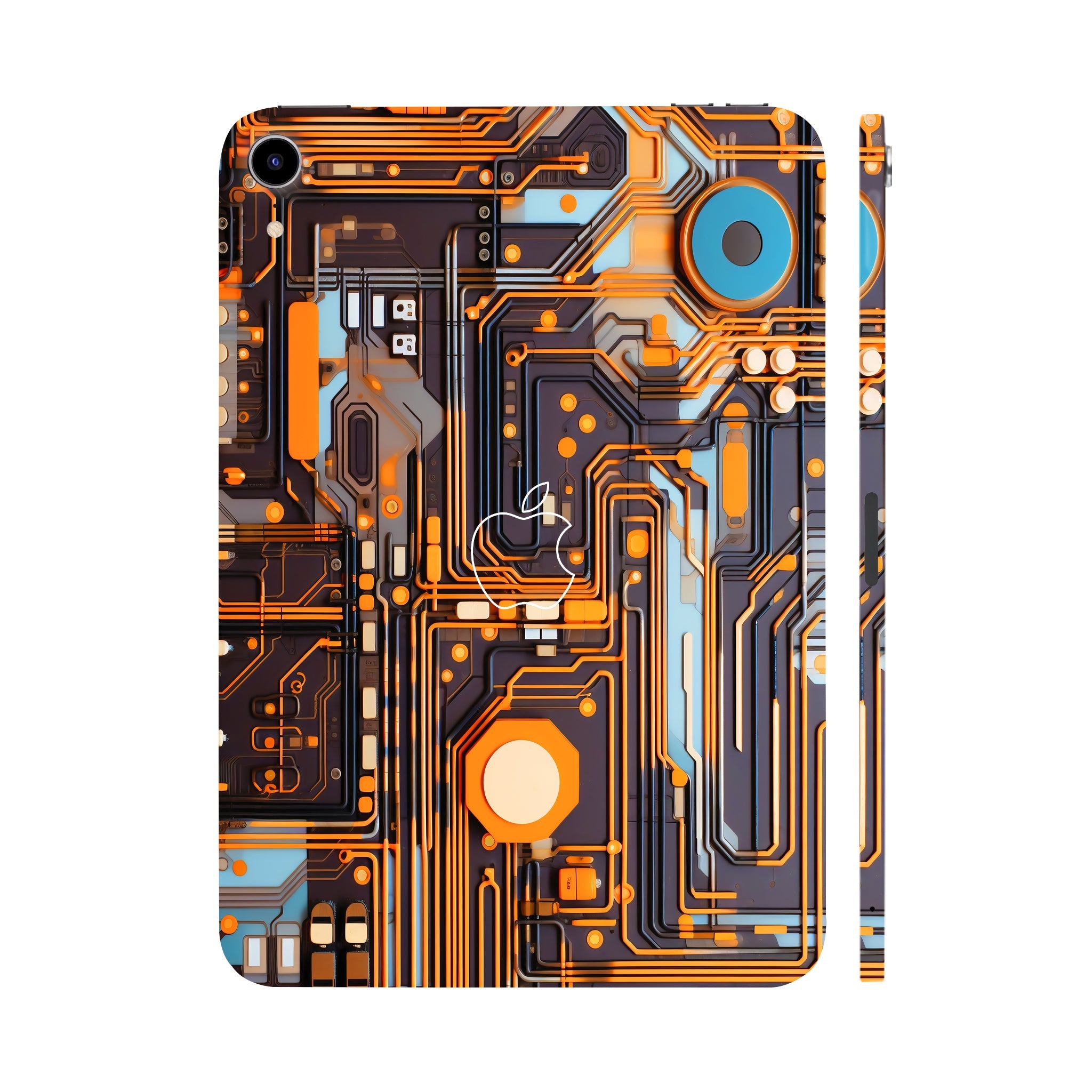 Apple Ipad Air 11 M3 2025 Copper Circuit Design Tablet Skins