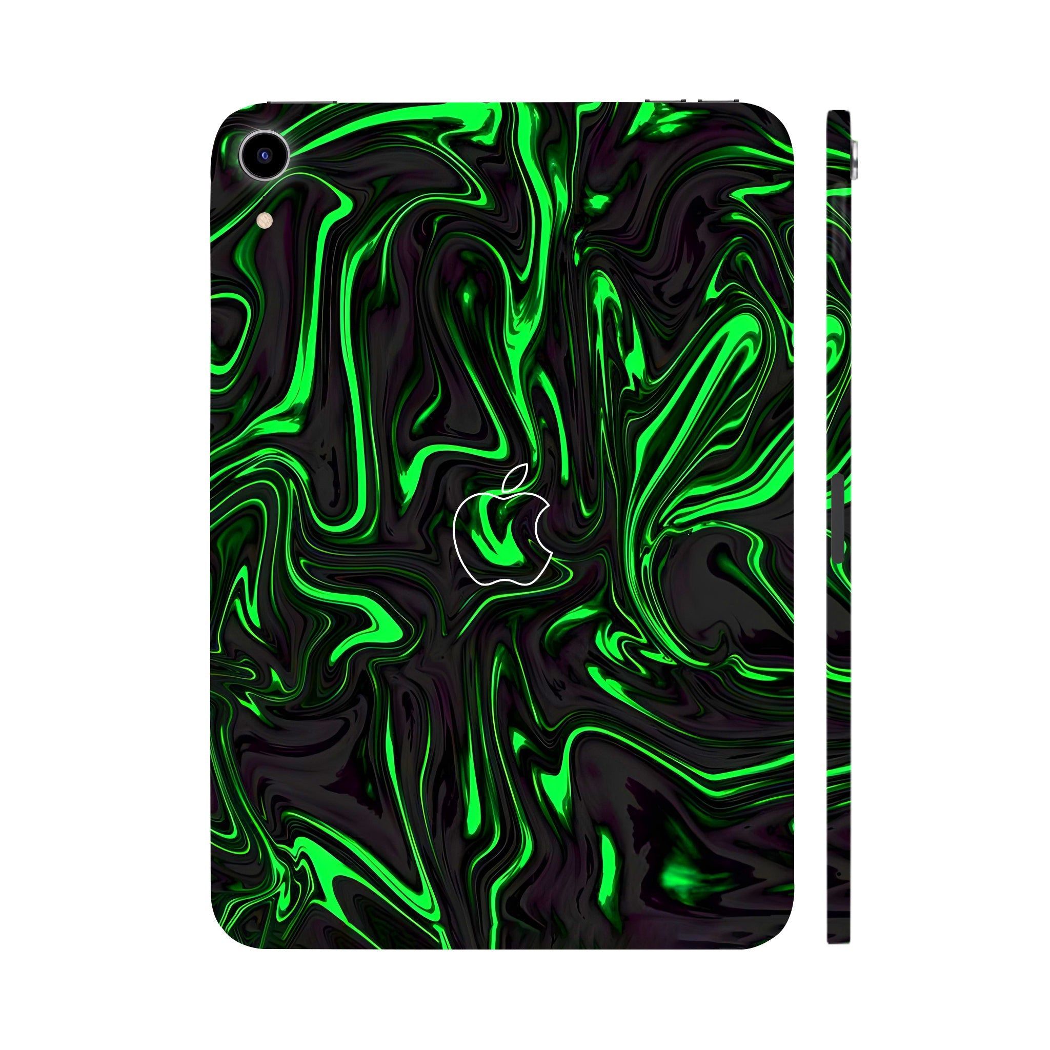 Apple Ipad Air 11 M3 2025 Green Liquid Pattern Tablet Skins