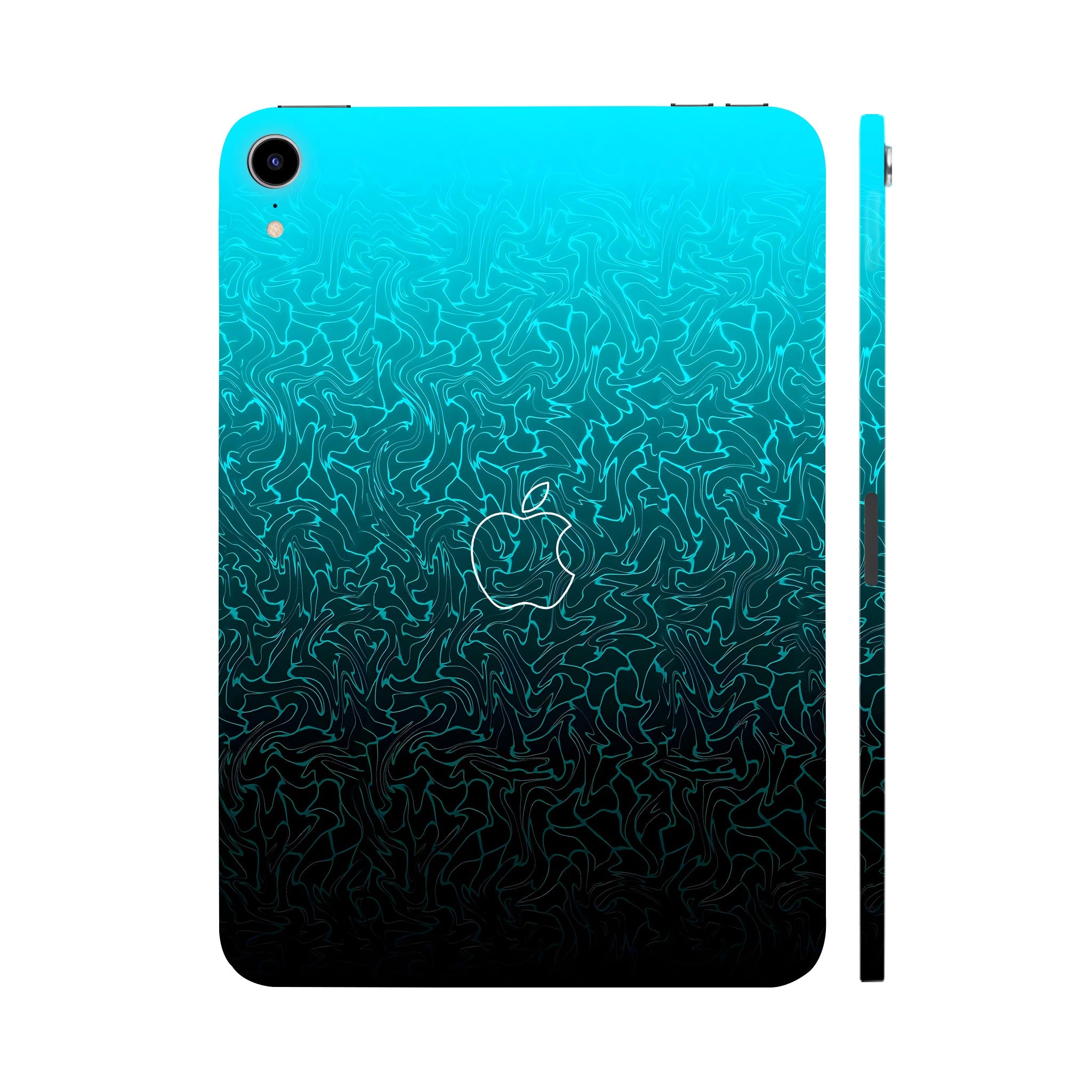 Apple Ipad Air 11 M3 2025 Cyan Blue to Black Gradient Tablet Skins