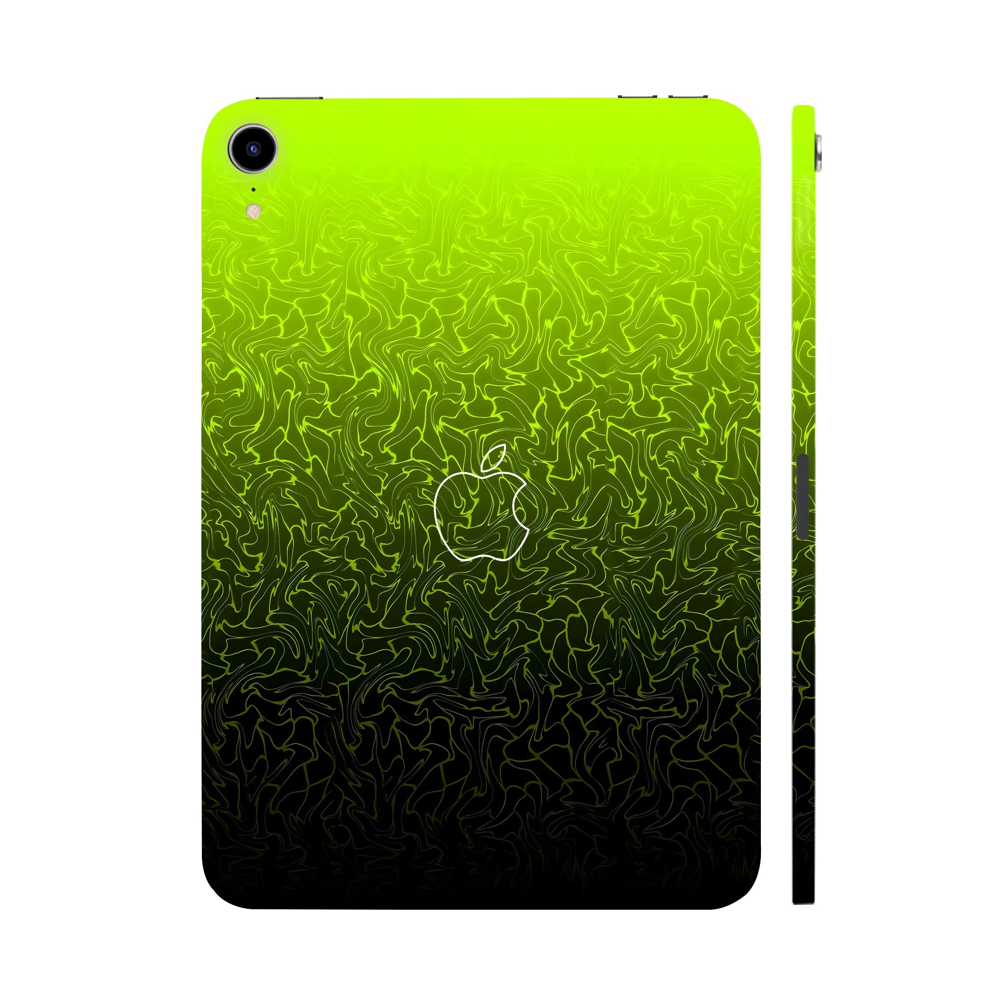 Apple Ipad Air 11 M3 2025 Lime Yellow to Black Gradient Tablet Skins