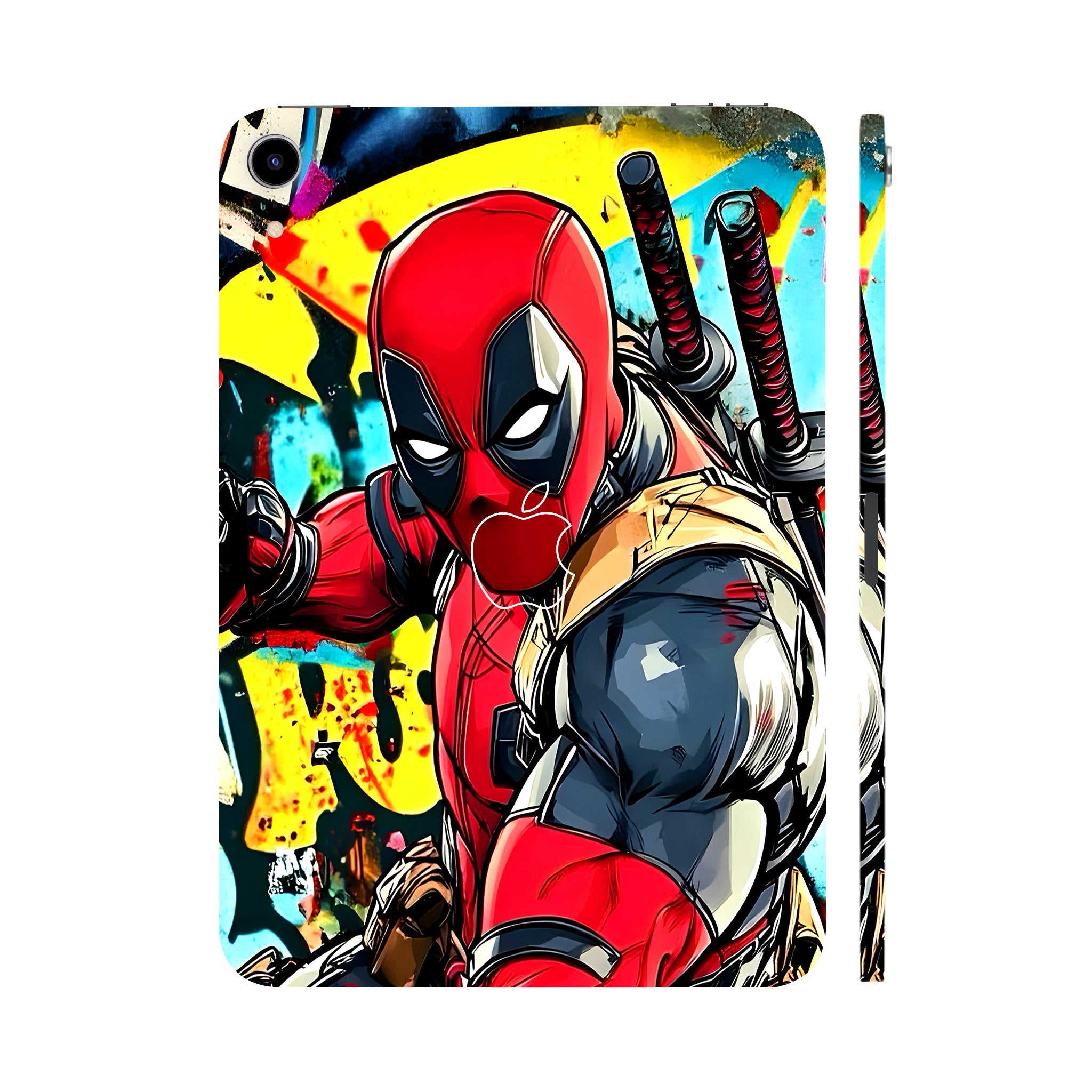 Apple Ipad Air 11 M3 2025 Deadpool Graffiti Style Movies Tablet Skins