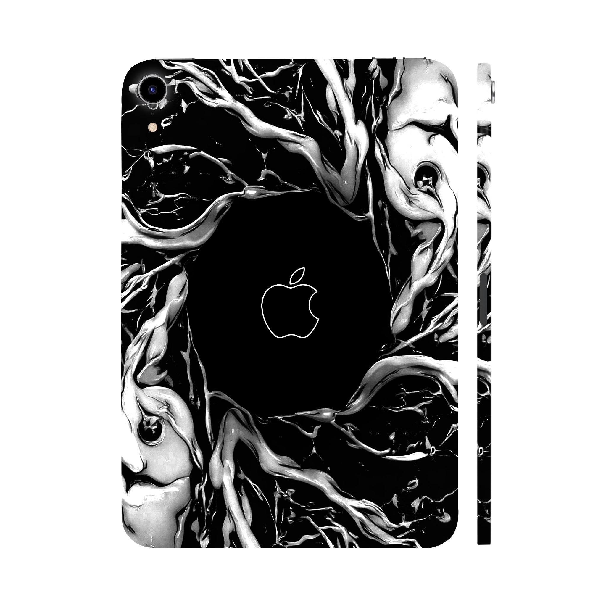Apple Ipad Air 11 M3 2025 Spiderman Web Black Movies Tablet Skins
