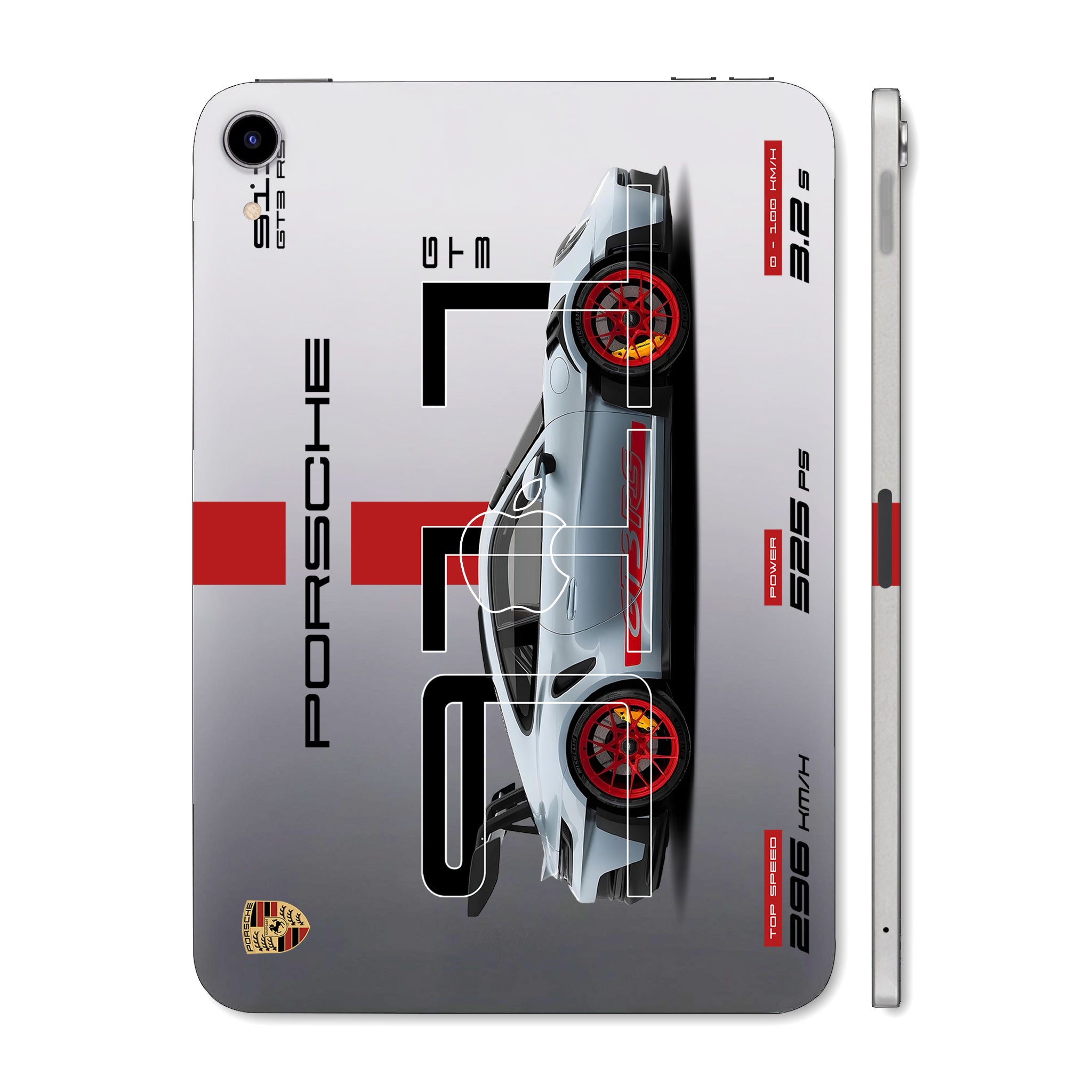 Apple Ipad Air 11 M3 2025 Transparent Porsche 911 GT3 RS Cars & Bikes Tablet Skin