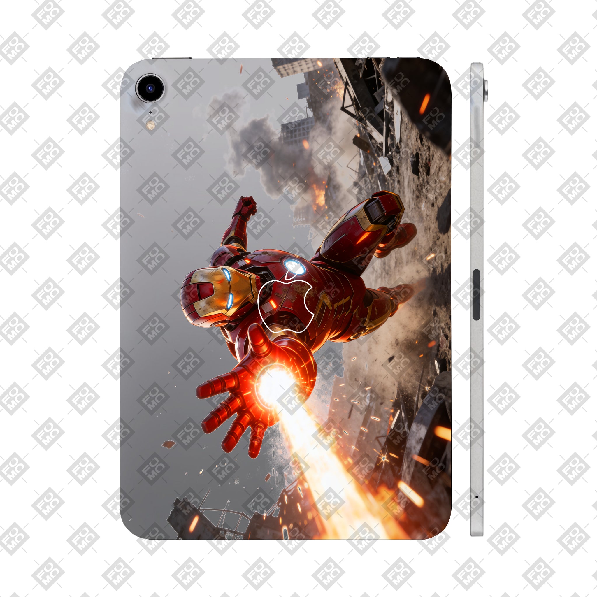 Apple Ipad Air 11 M3 2025 Transparent Iron Fist Tablet Skin