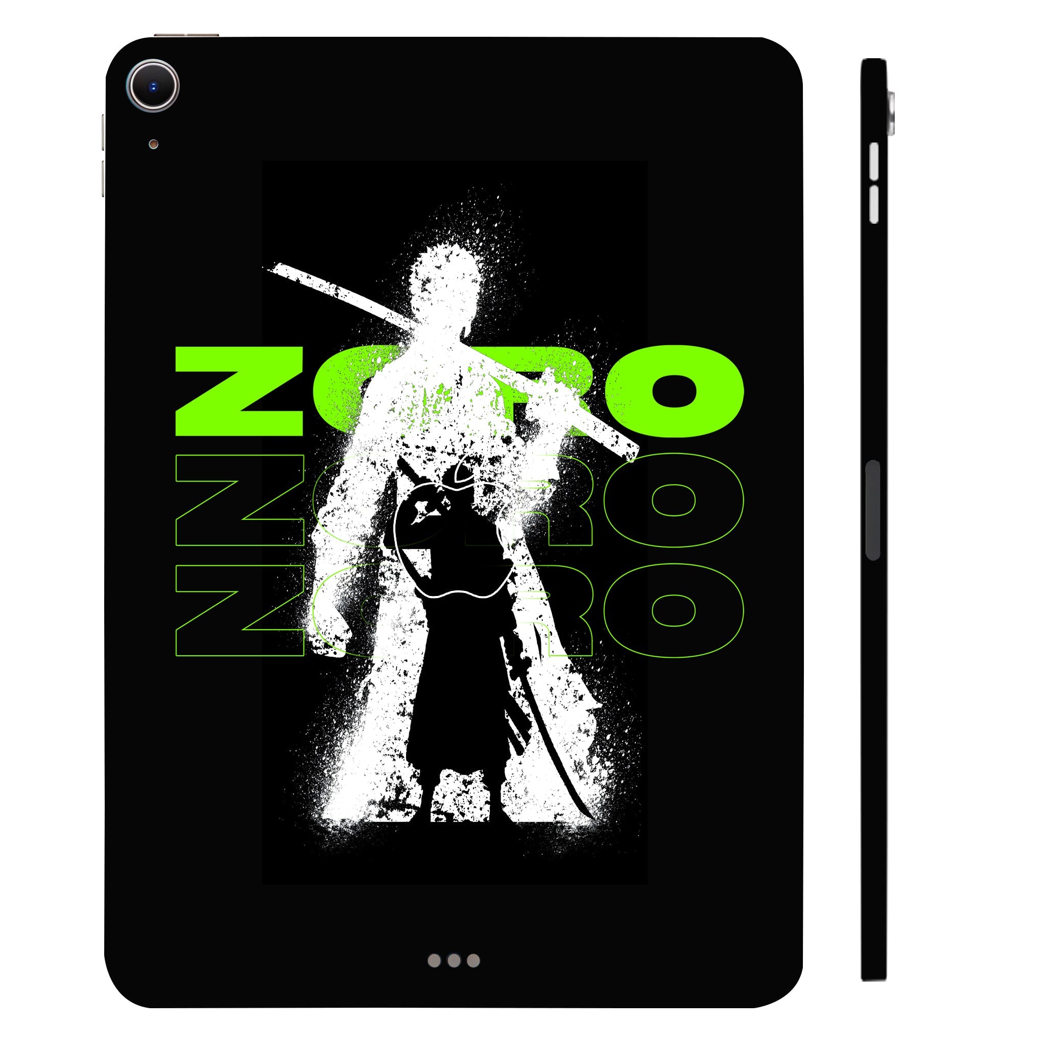 Apple iPad Air 13 M2 2024 Zoro in Green Anime Tablet Skins