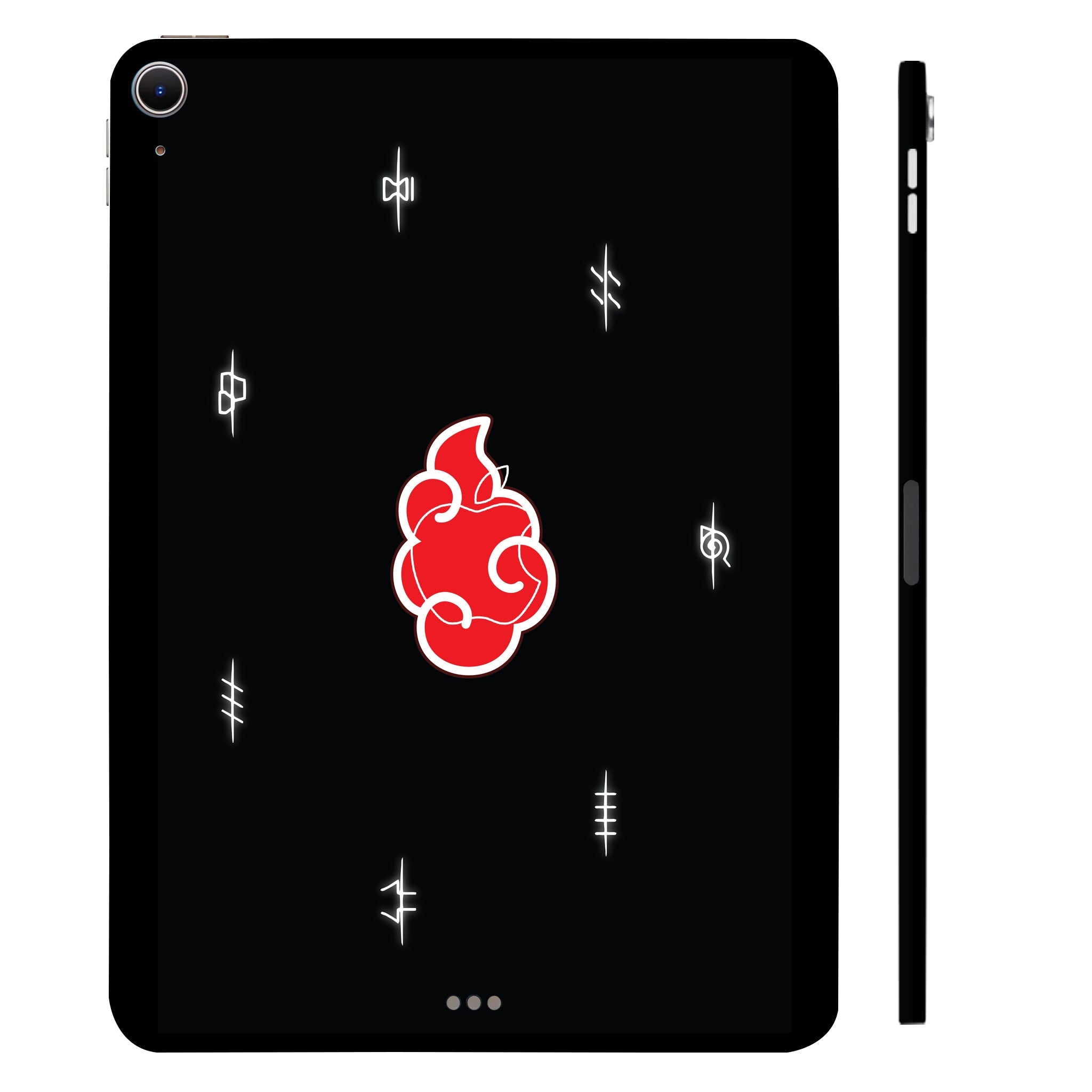 Apple iPad Air 13 M2 2024 Akatsuki Logo Naruto Anime Tablet Skins