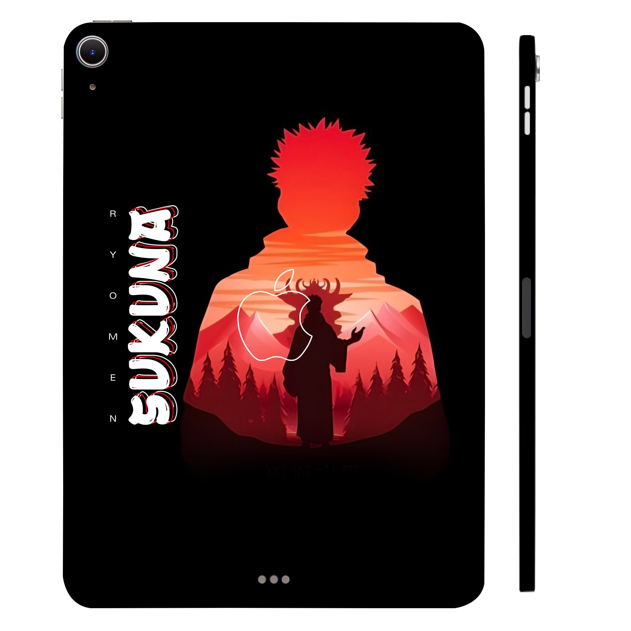 Apple iPad Air 13 M2 2024 Ryomen Sukuna Silhouette Anime Tablet Skins