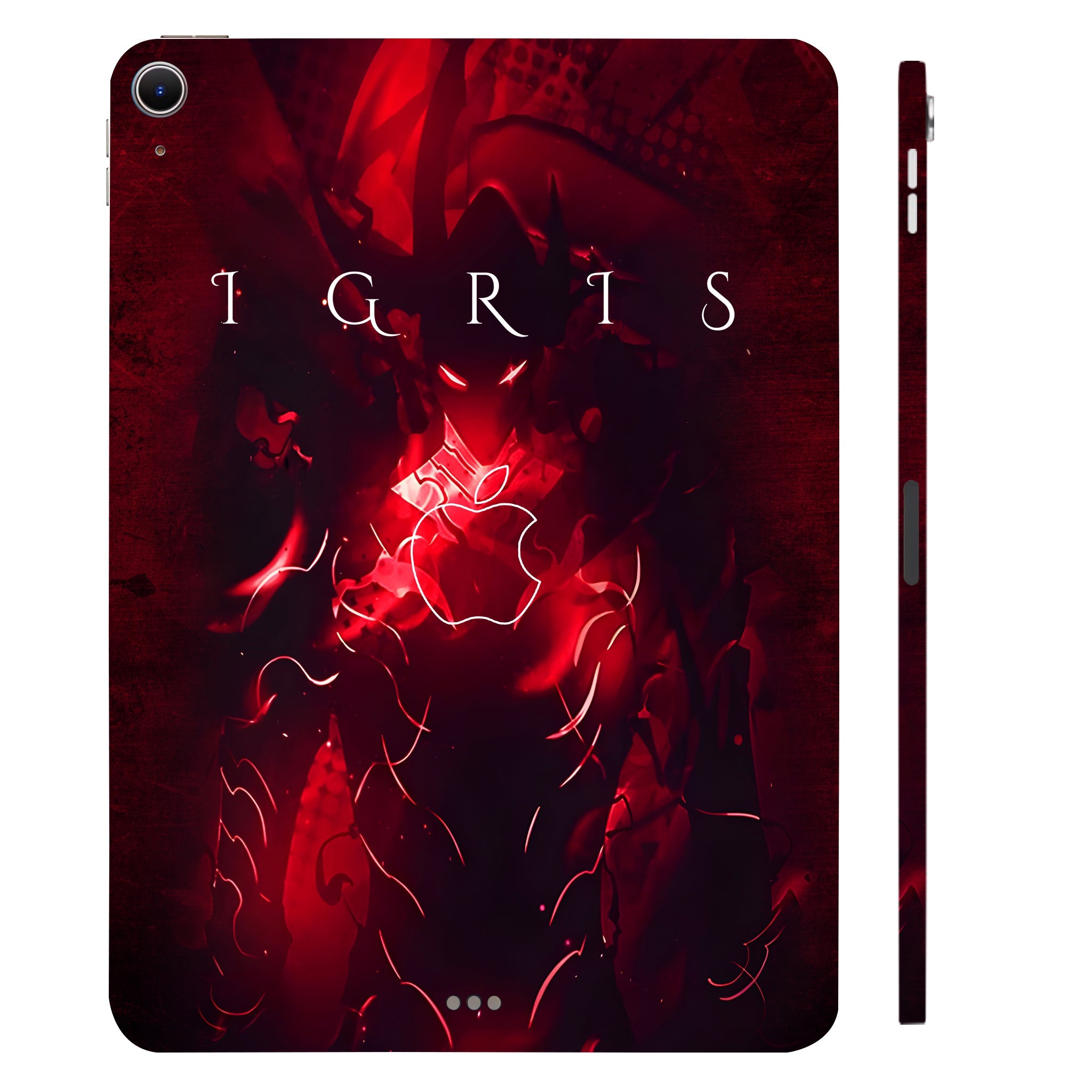 Apple iPad Air 13 M2 2024 Blood Red Commander Igris Anime Tablet Skins