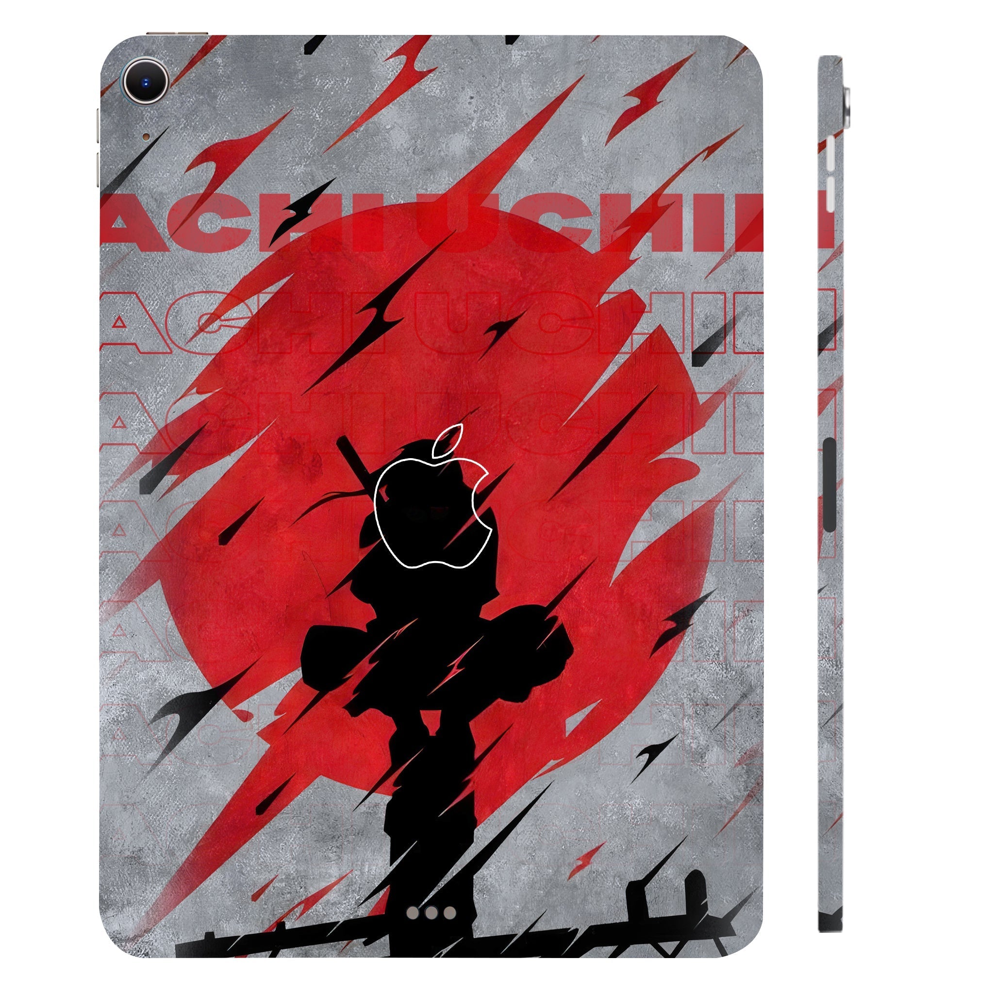 Apple iPad Air 11 M2 2024 Itachi Uchiha in Bold Red Anime Tablet Skins