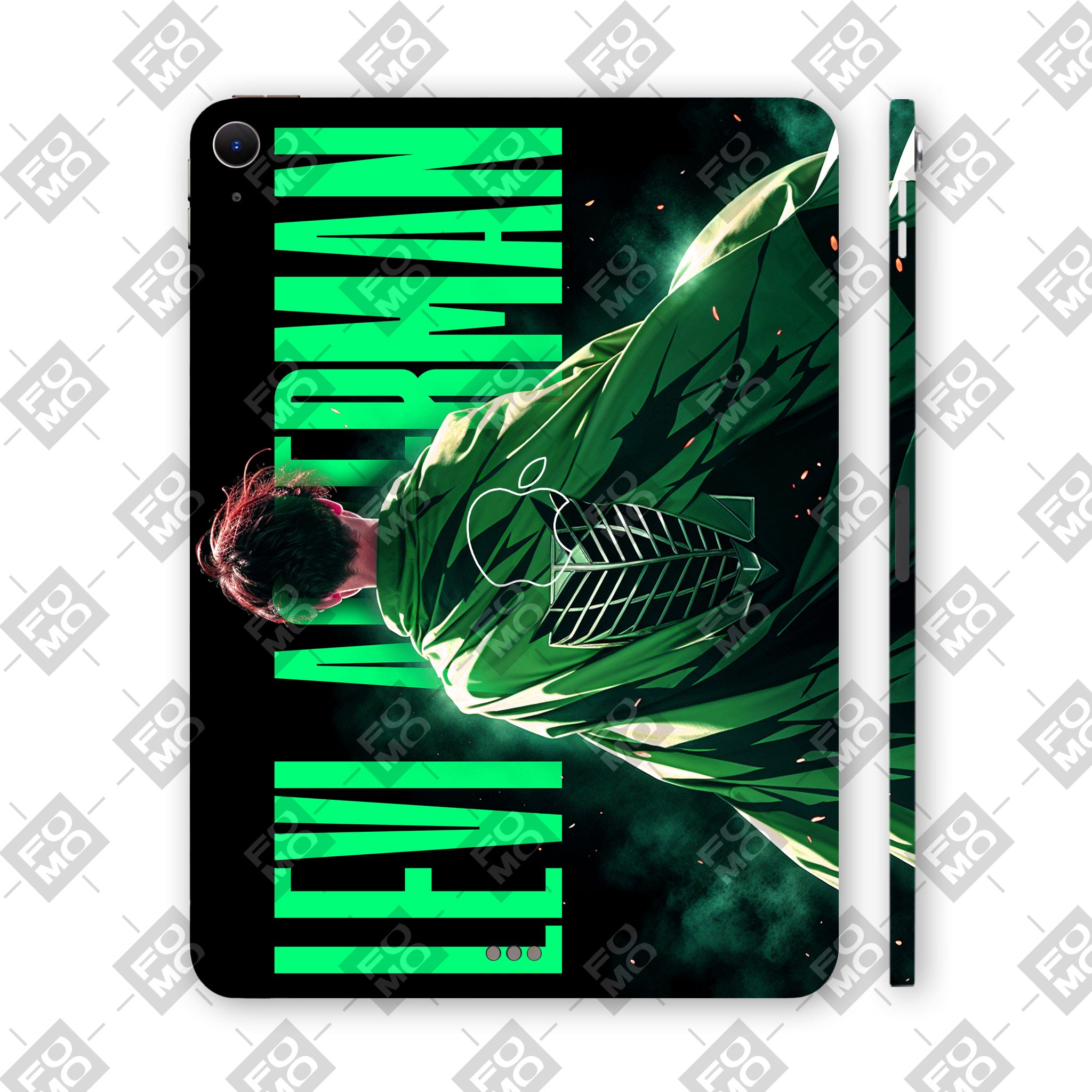 Apple iPad Air 13 M2 2024 Levi Wings of Freedom Anime 3D Tablet Skin