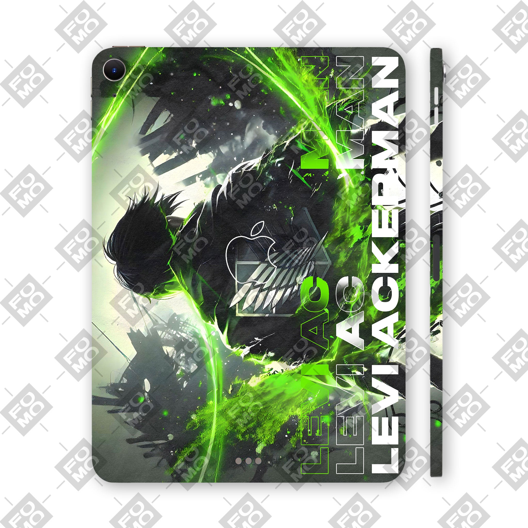 Apple iPad Air 13 M2 2024 Levi Battle Fury Anime Tablet Skins